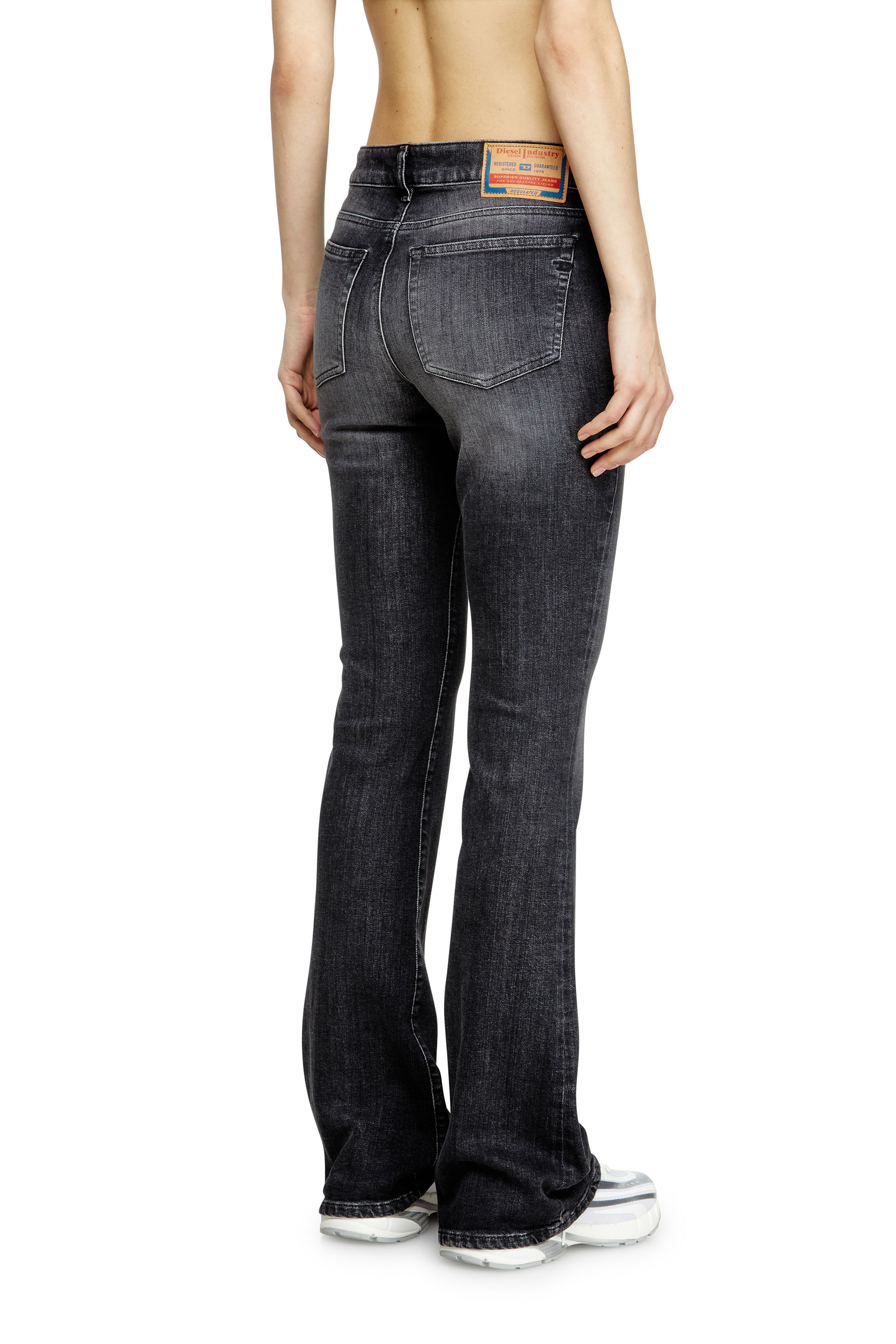 Diesel - Bootcut Jeans 1969 D-Ebbey 09L98 Mujer, Negro/Gris oscuro - 4
