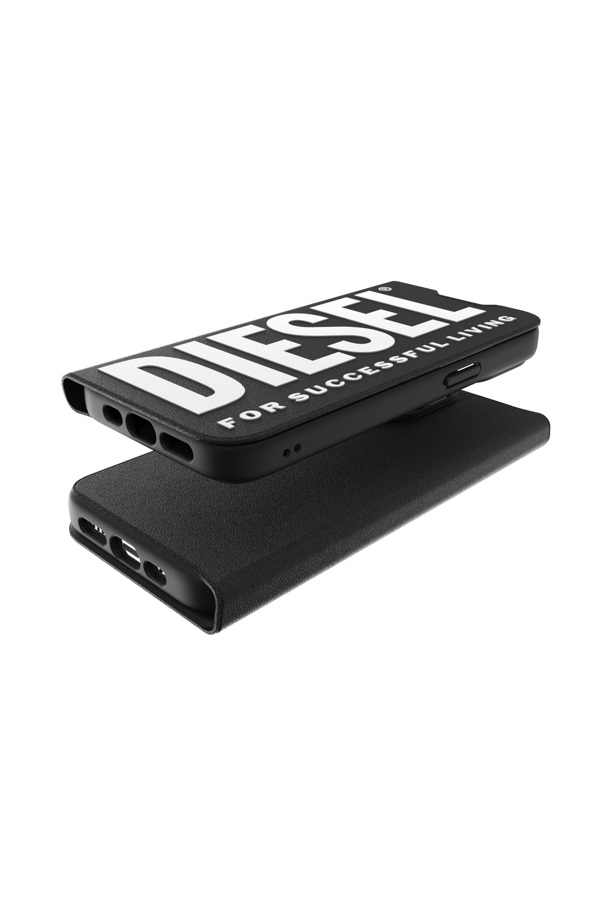 Diesel - 48274 BOOKLET CASE, Funda moldeada por iPhone 13/13 Pro Unisex in Negro - 3