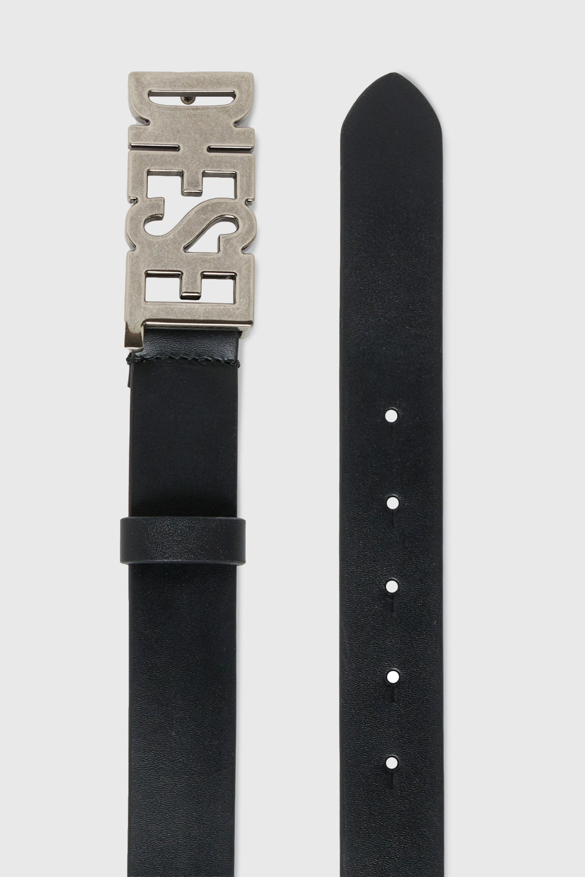 Diesel - BWR, 3 cm cintur&oacute;n de cuero con hebilla Diesel Unisex in Negro - 2