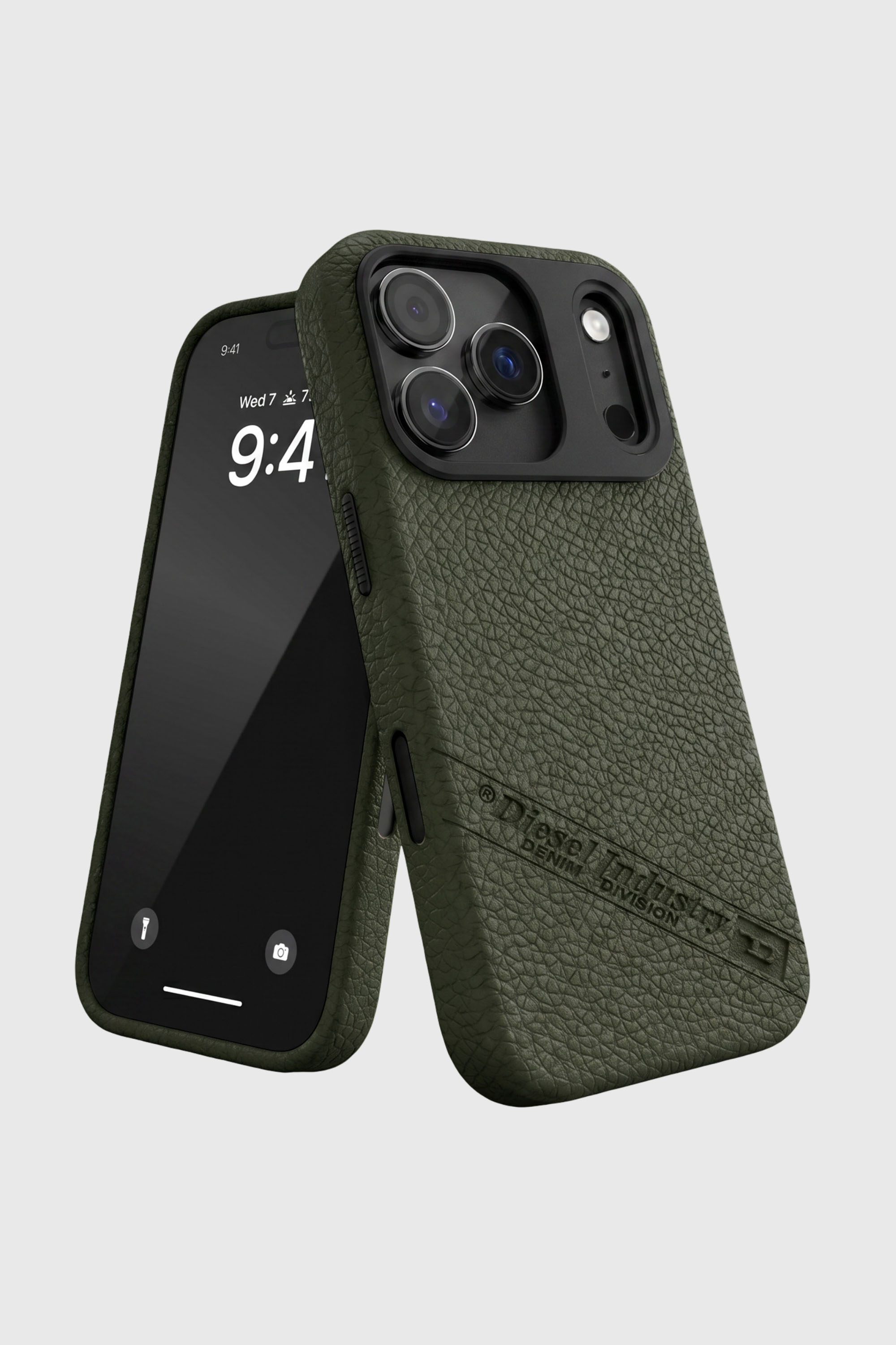 Diesel - 60647 MOULDED CASE, Funda Flag D con MagSafe para iPhone 17 Pro Unisex in Verde - 6