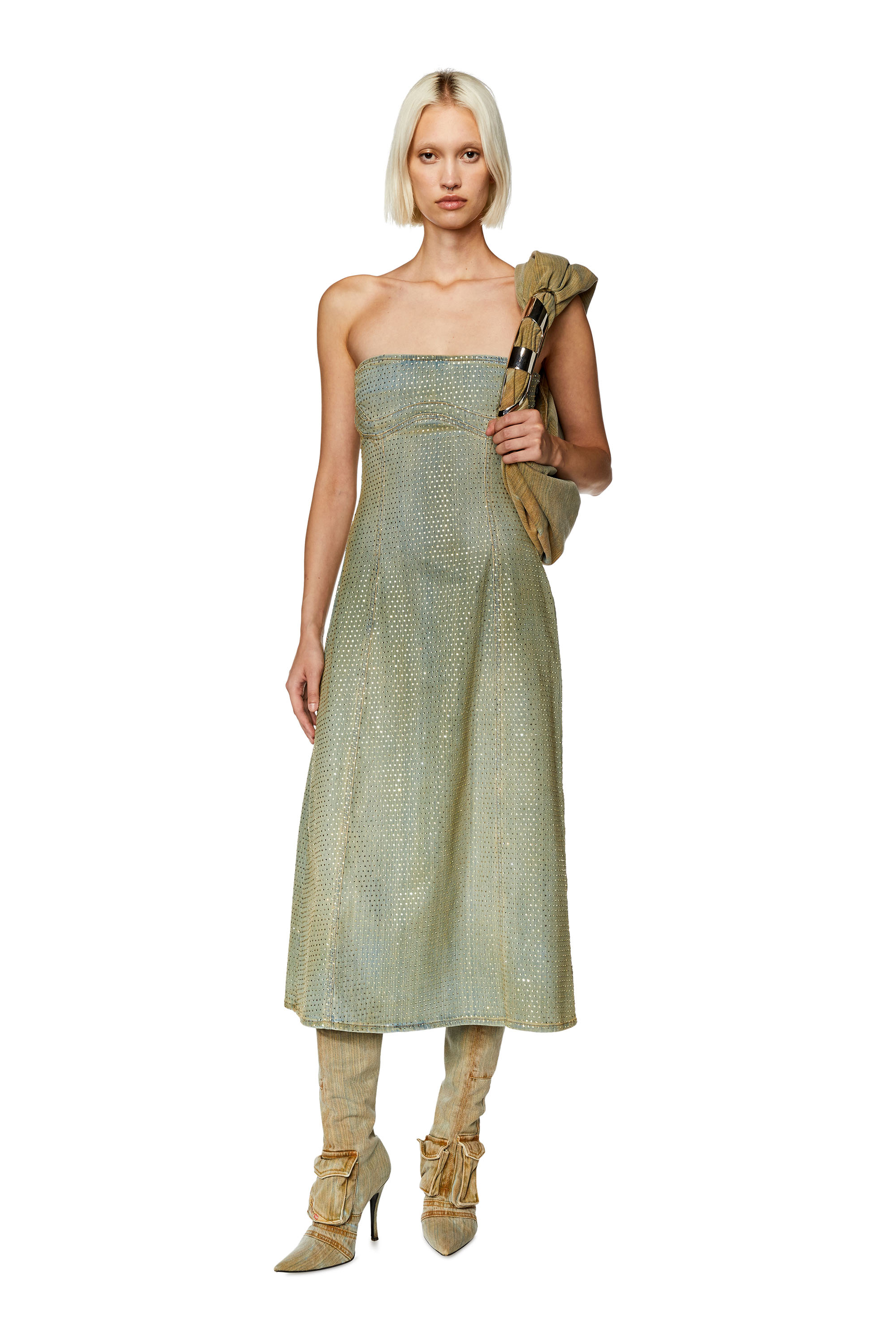 Diesel - D-MARY-FSD, Azul marino/Beige - Image 1