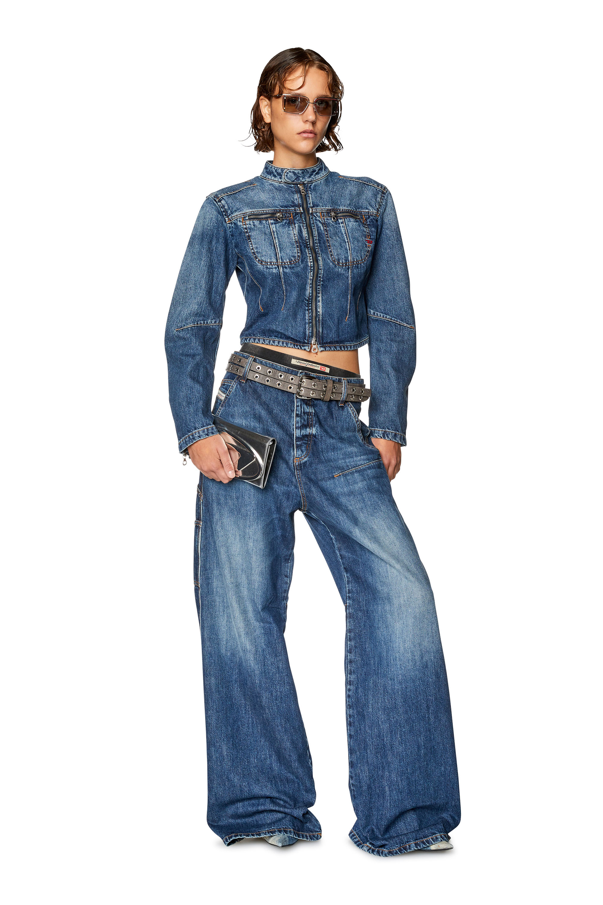 Diesel - Straight Jeans 1996 D-Sire 0HJAW, Azul Oscuro - Image 2
