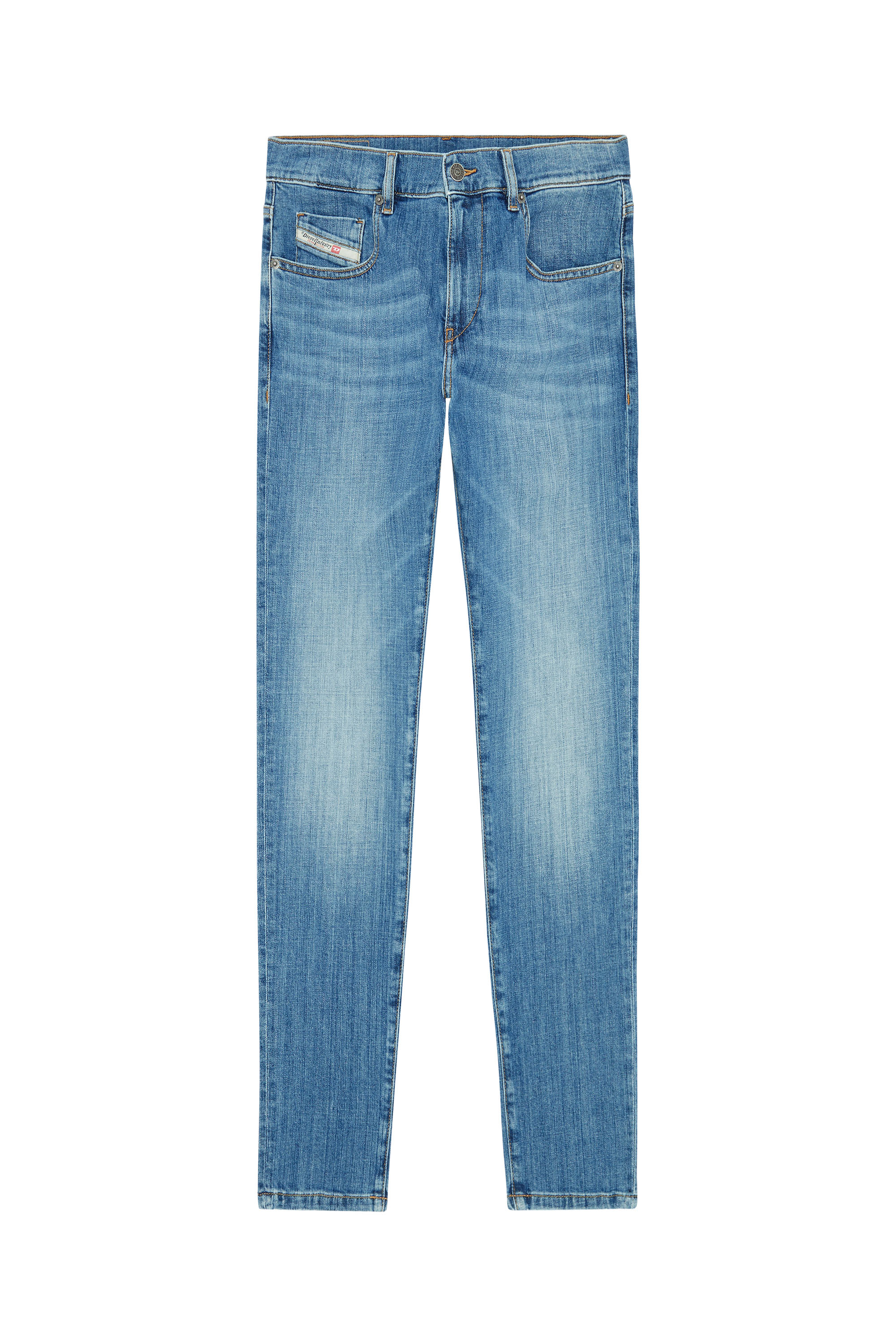 Diesel - 2019 D-STRUKT 0EKAI Slim Jeans, Azul medio - Image 5