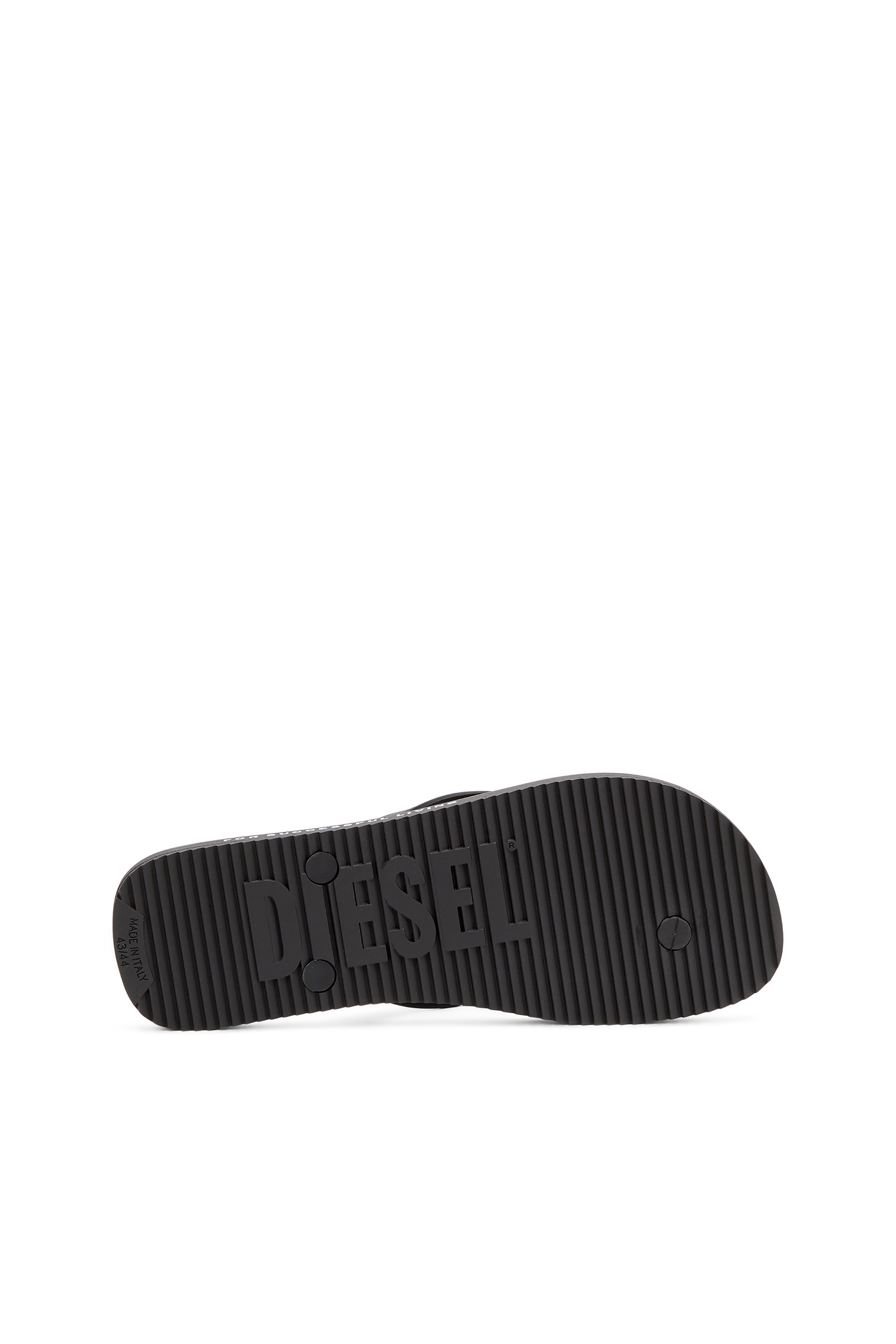 Diesel - SA-RIO, Chancletas de goma Hombre in Negro - 4