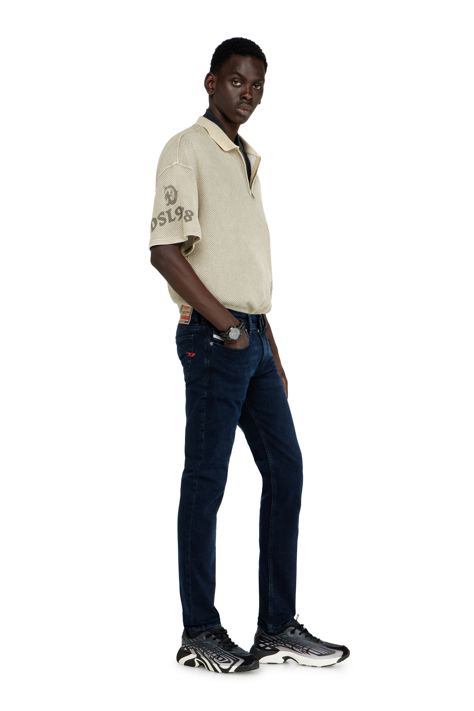 Diesel - Skinny Jeans 1979 Sleenker 0KBBG Hombre, Azul Oscuro - 2