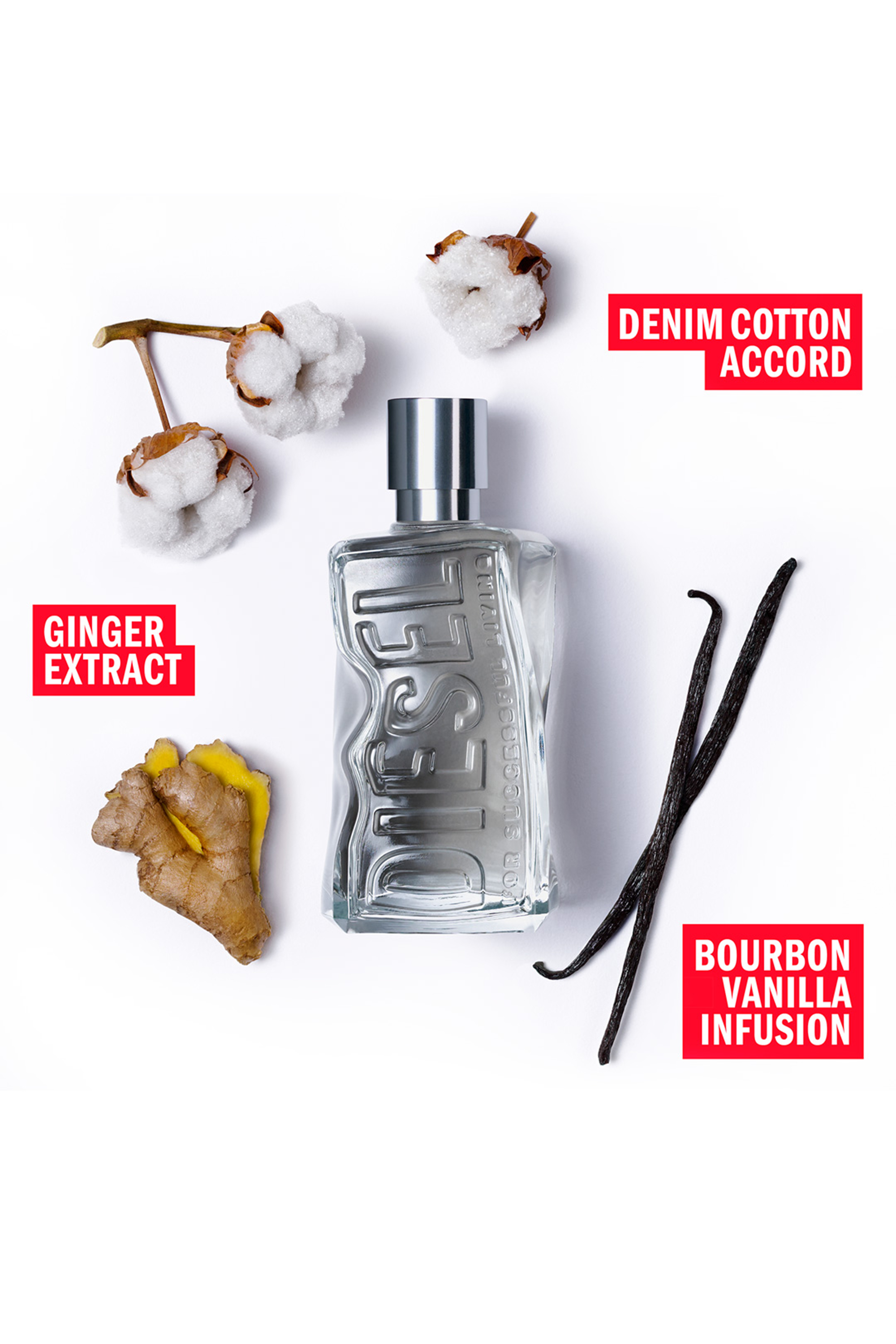 Diesel - D REFILL 150 ML, D REFILL 150ml, Eau de Toilette Unisex in Gris - 4