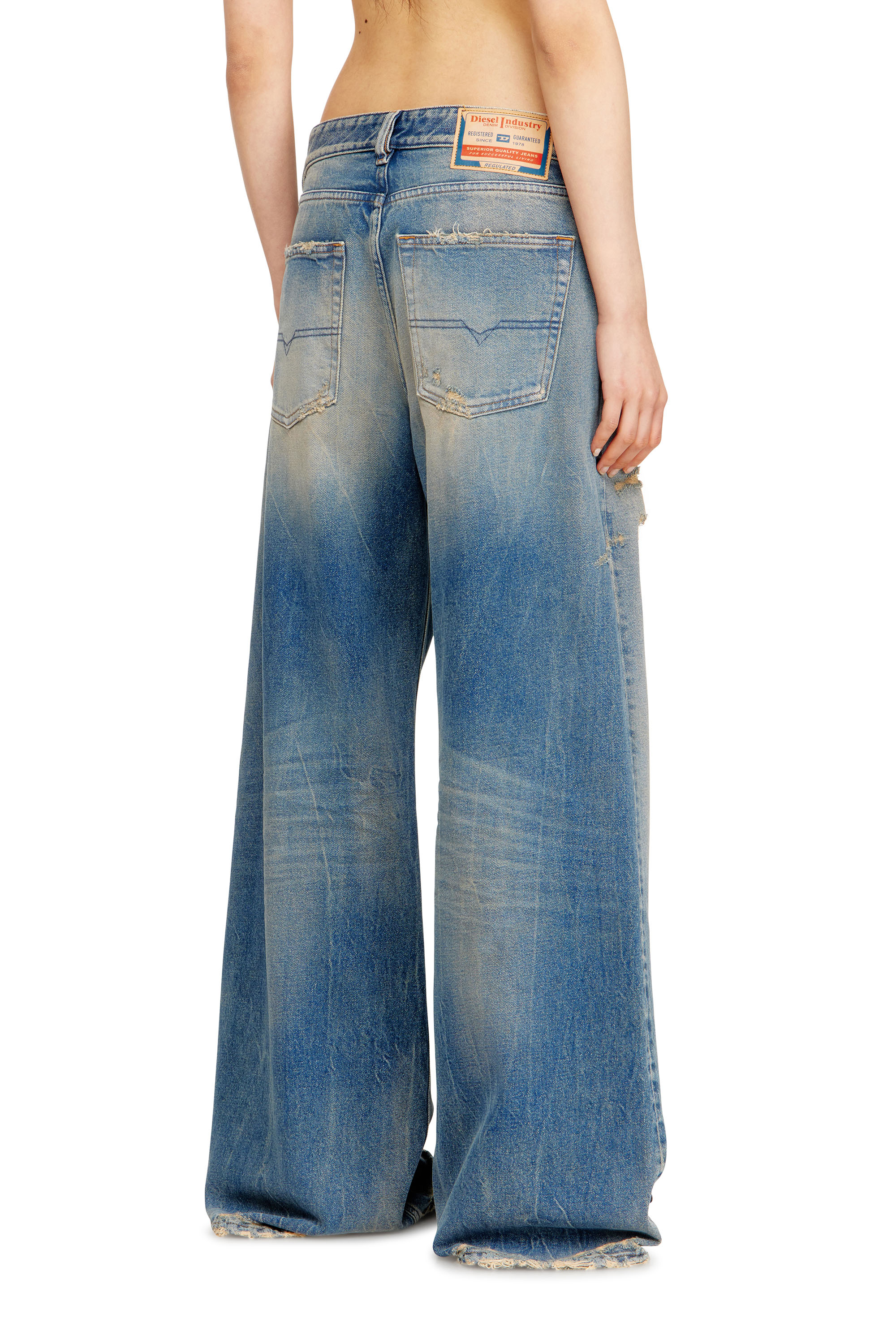 Diesel - Relaxed Jeans 1996 D-Sire 09N29 Mujer, Azul medio - 4