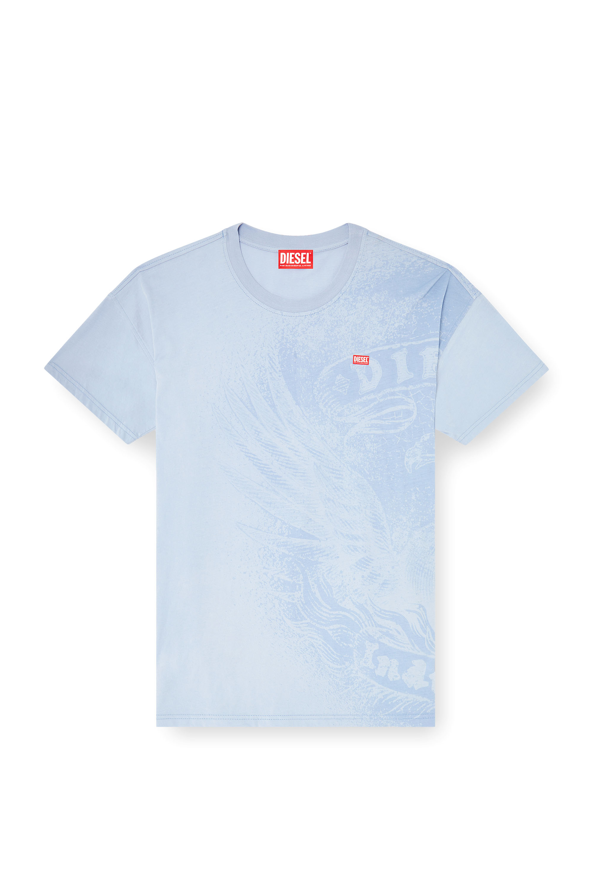 Diesel - T-BOXT-AA3, Camiseta de corte relajado con estampados de Hombre in Azul marino - 3