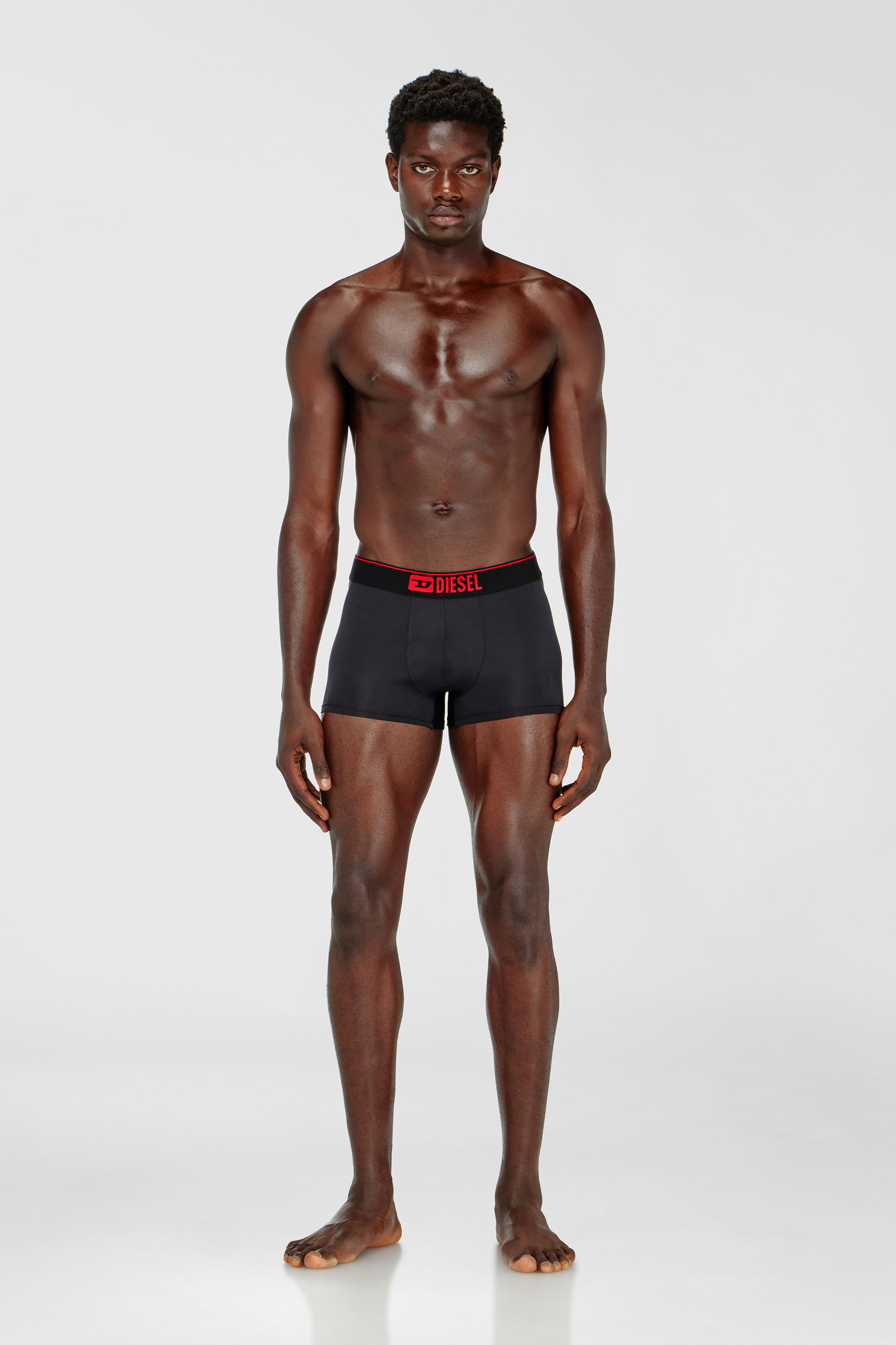 Diesel - UMBX-DAMIENTHREEPACK, Pack de tres b&oacute;xers de microfibra Hombre in Negro - 1