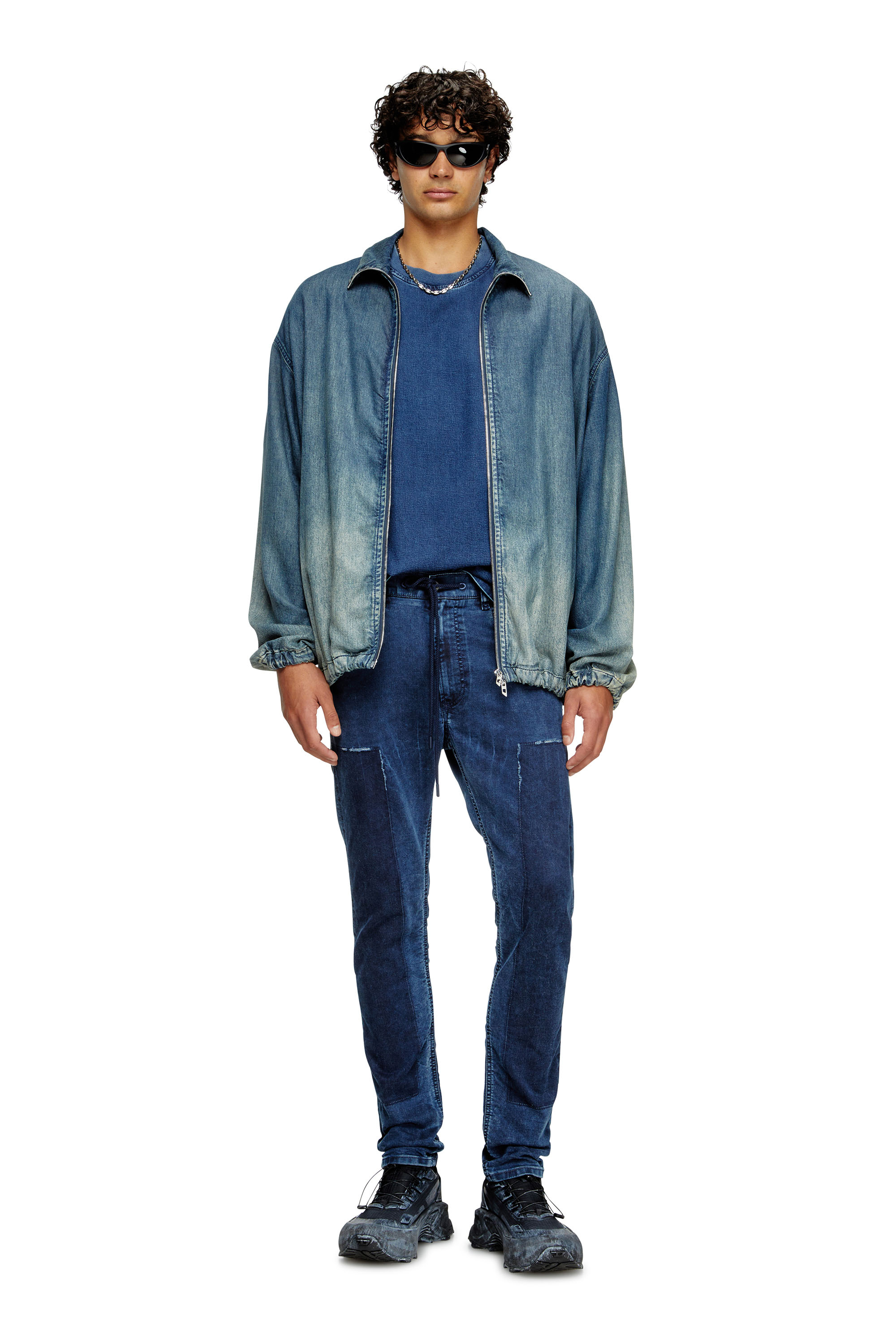 Diesel - Regular 2030 D-Krooley Joggjeans® 09M36 Hombre, Azul Oscuro - 2