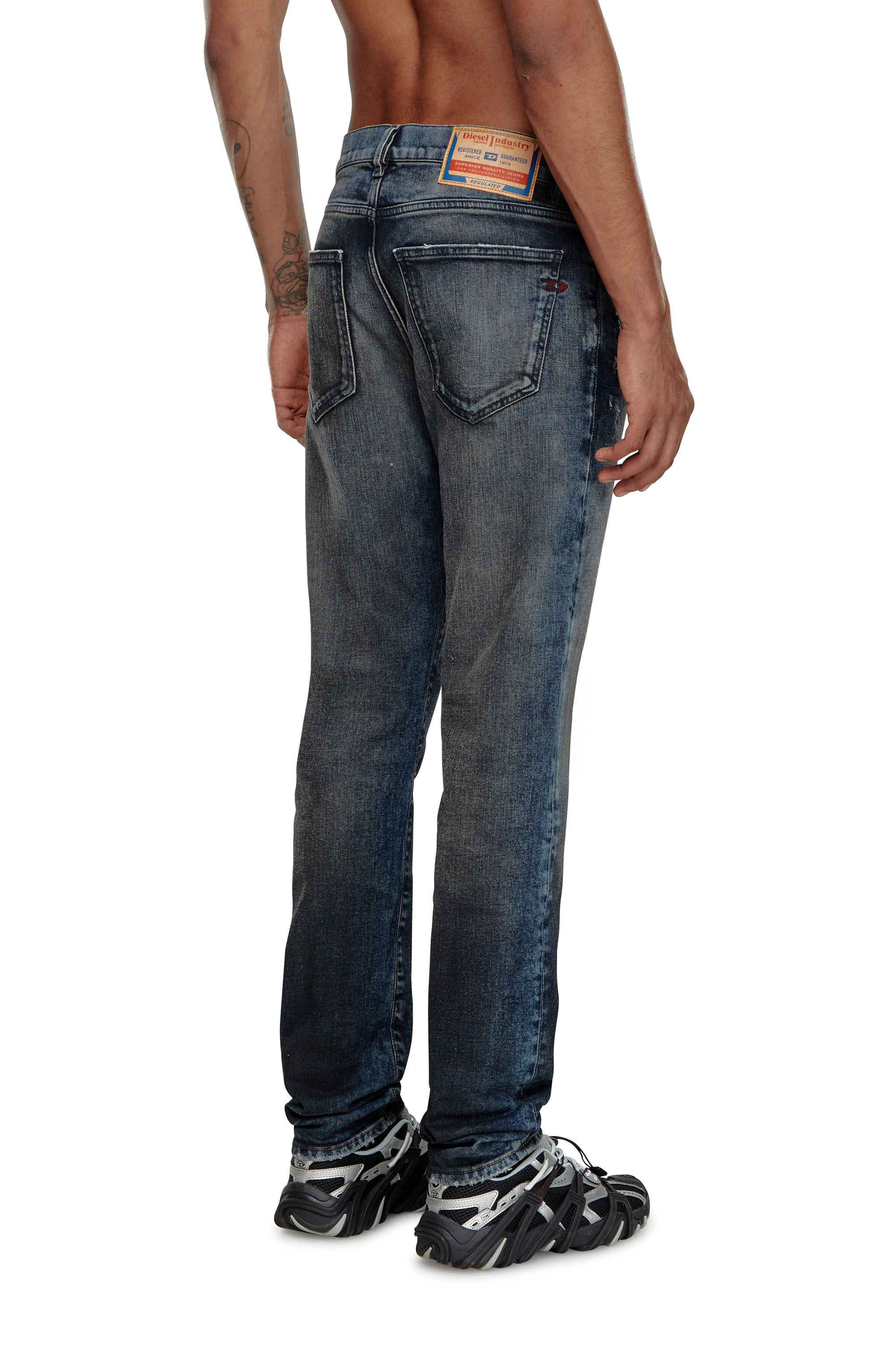 Diesel - Hombre Slim Jeans 2019 D-Strukt 09H54, Azul Oscuro - Image 3