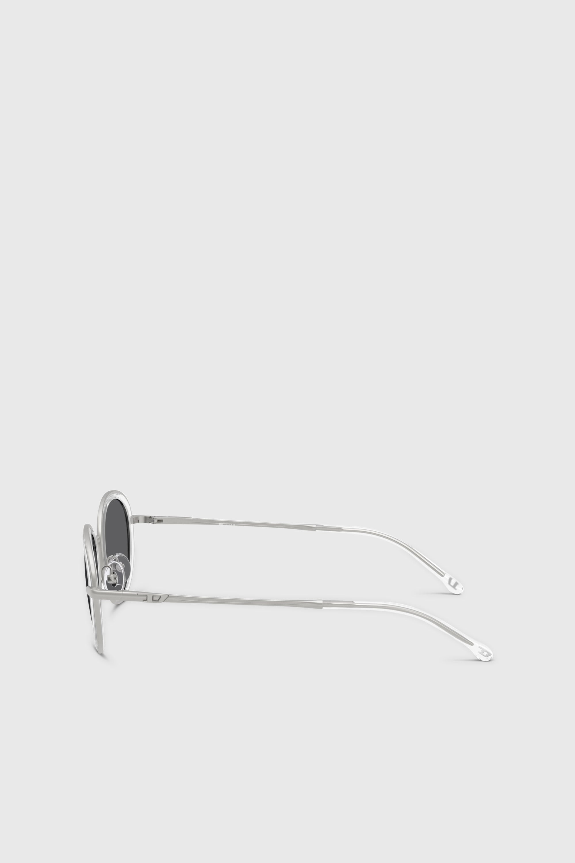 Diesel - 0DL1018, Gafas de sol ovaladas Unisex in Blanco - 2
