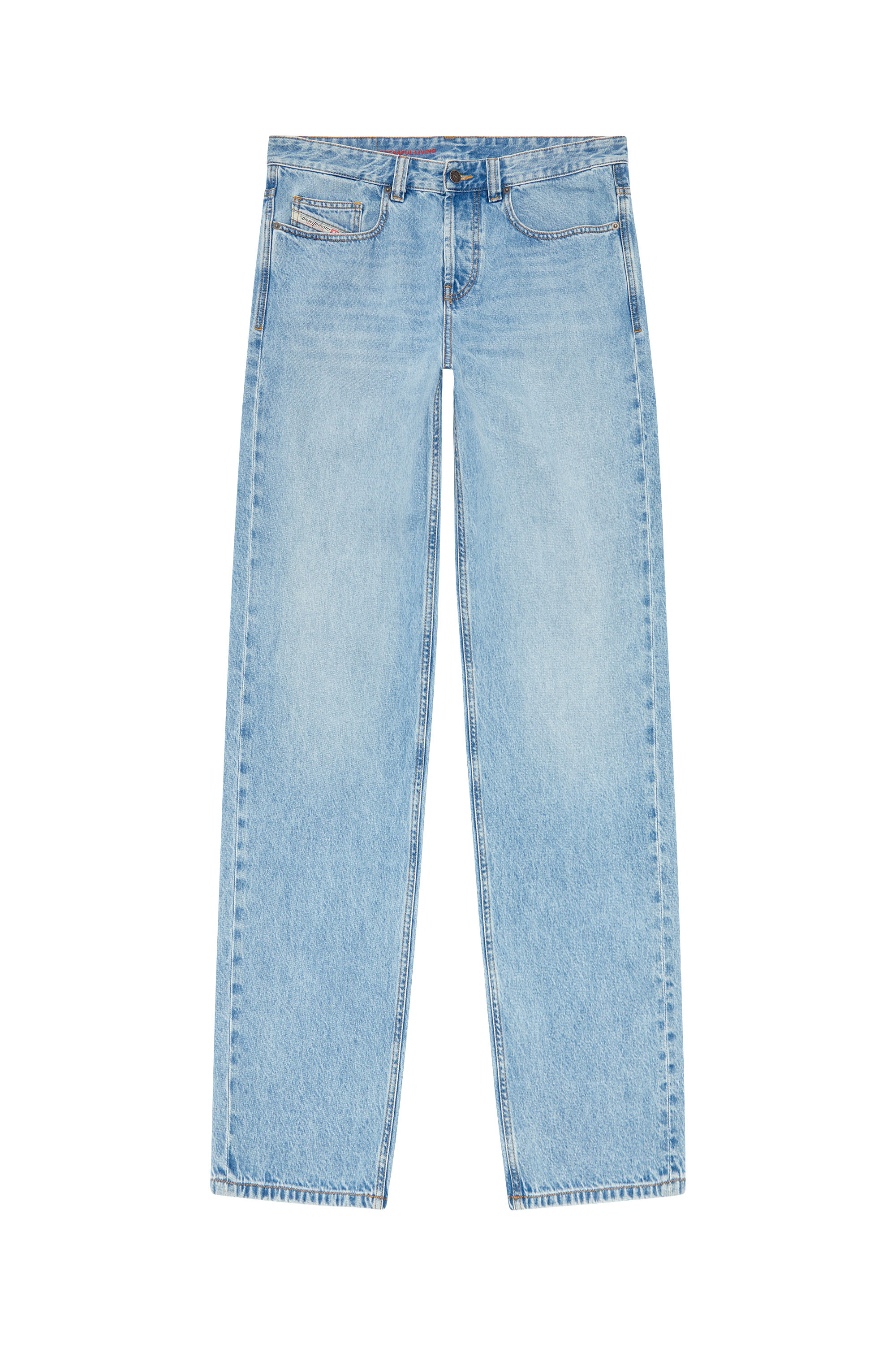 Diesel - Straight Jeans 2001 D-Macro 09I29, Azul Claro - Image 5
