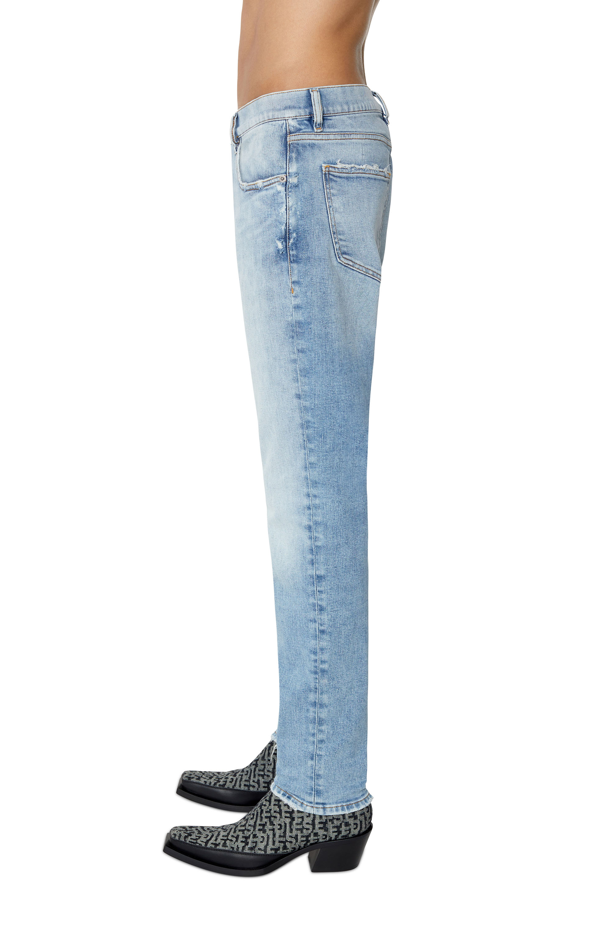 Diesel - Slim Jeans 2019 D-Strukt 09E67, Azul Claro - Image 5