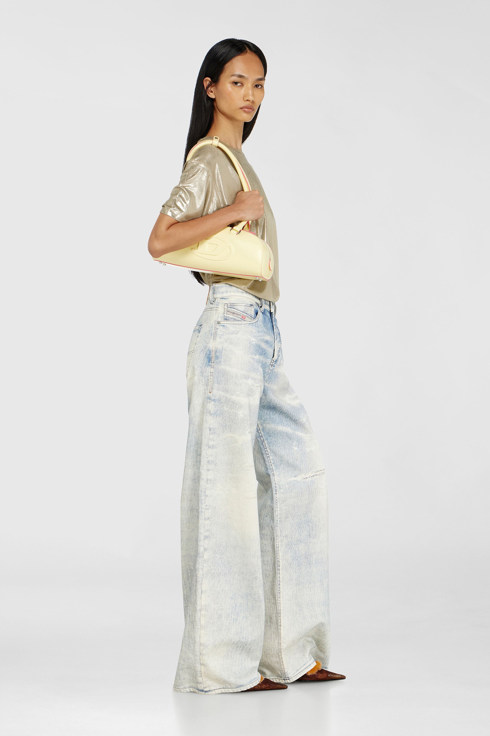 Diesel - Relaxed Jeans 1996 D-Sire 09R69 Mujer, Azul Claro - 2