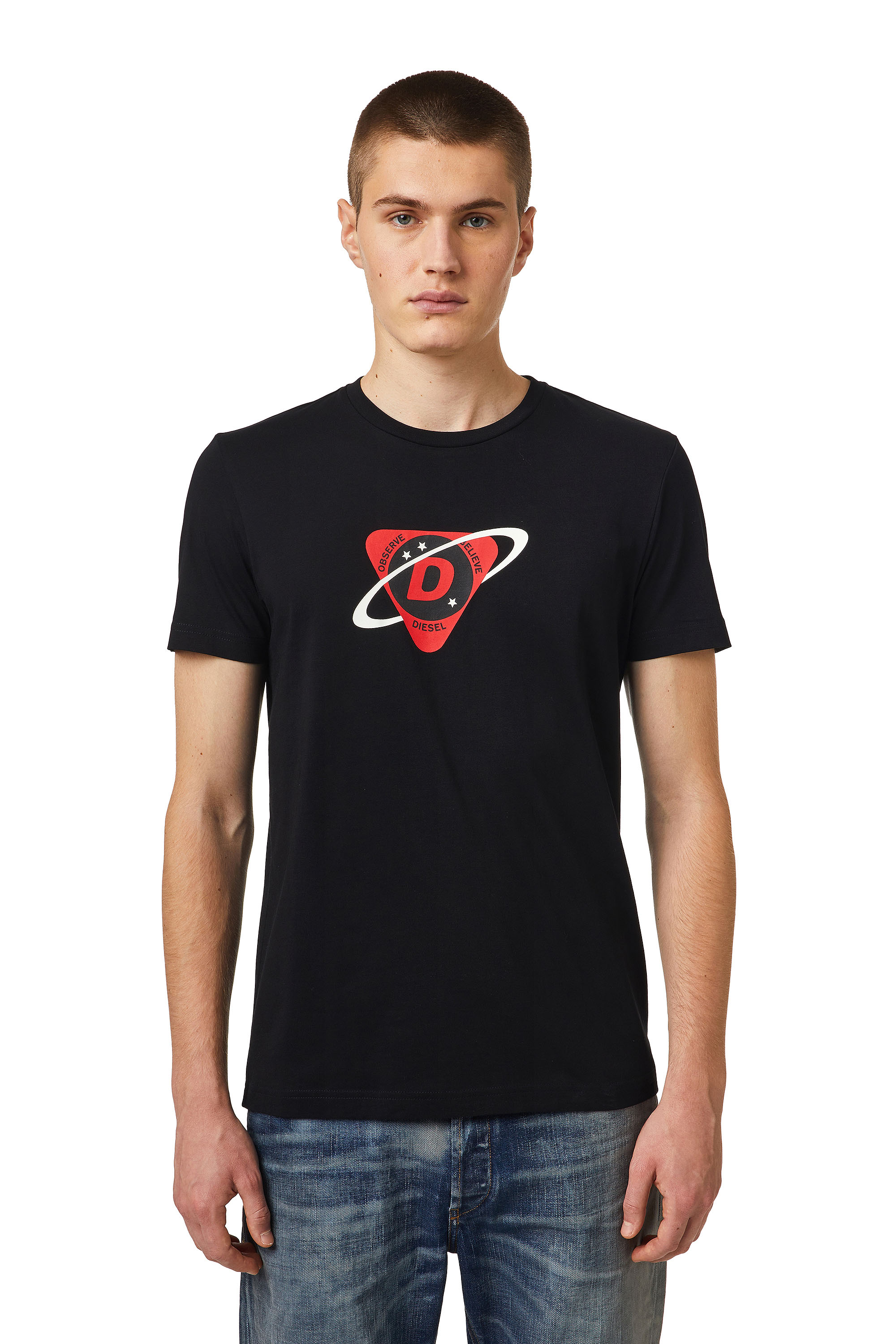 T-DIEGOS-K24, Negro/Rojo - Camisetas