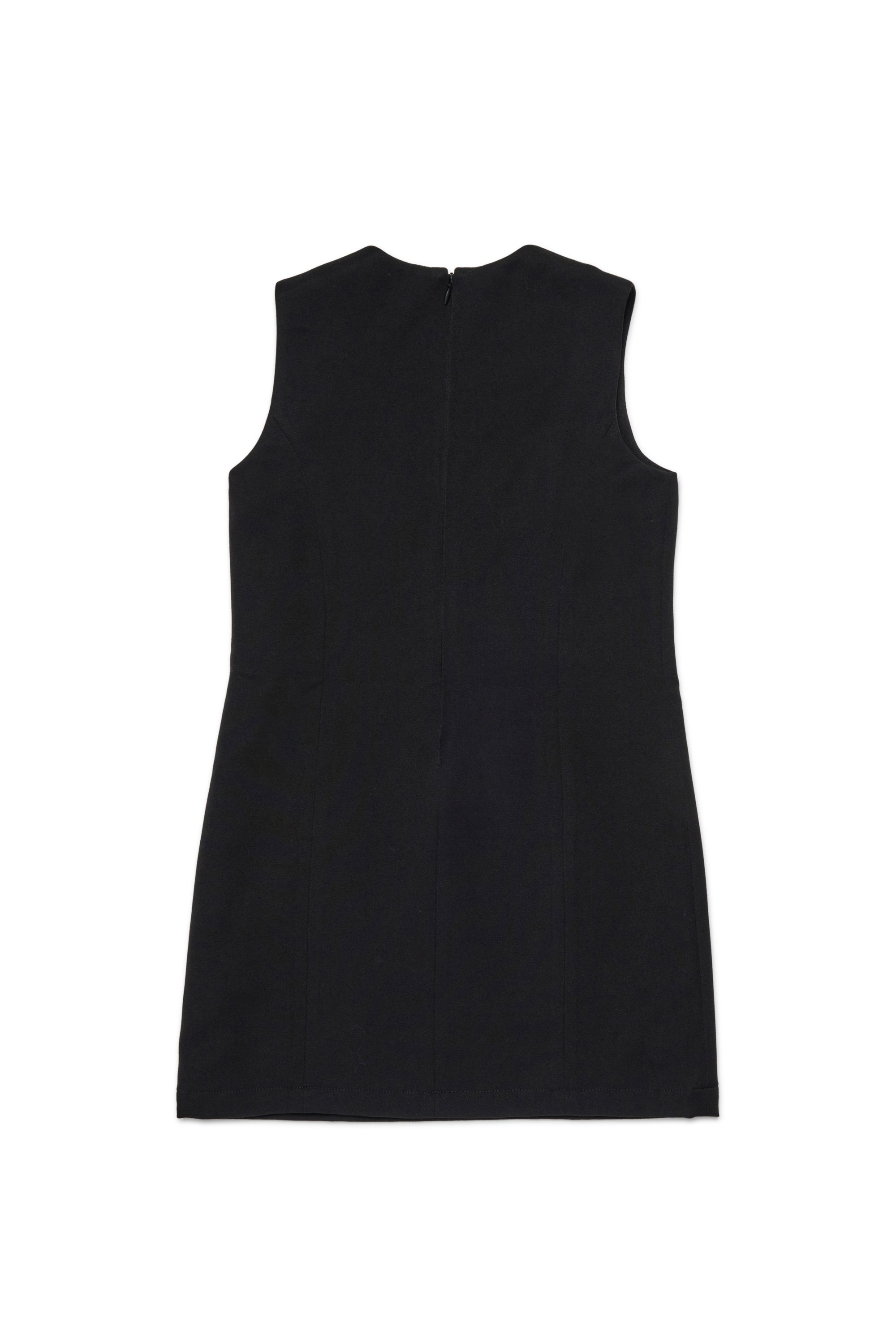 Diesel - DELAILA, Vestido con cremallera trasera Mujer in Negro - 2