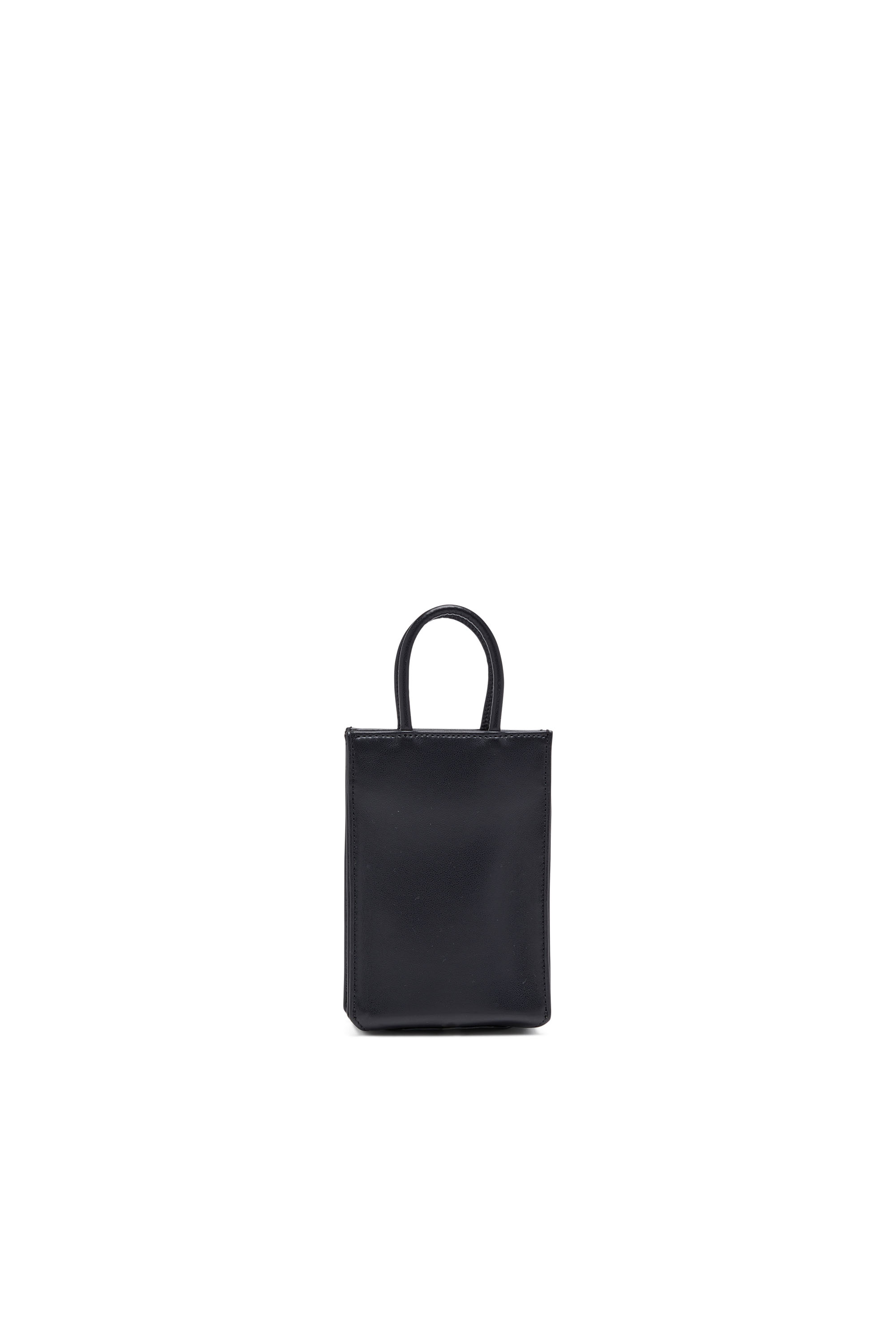 Diesel - DSL 3D SHOPPER MINI X, Dsl 3D Mini -Bolso tote de poliuretano con logotipo en relieve Hombre in Negro - 2