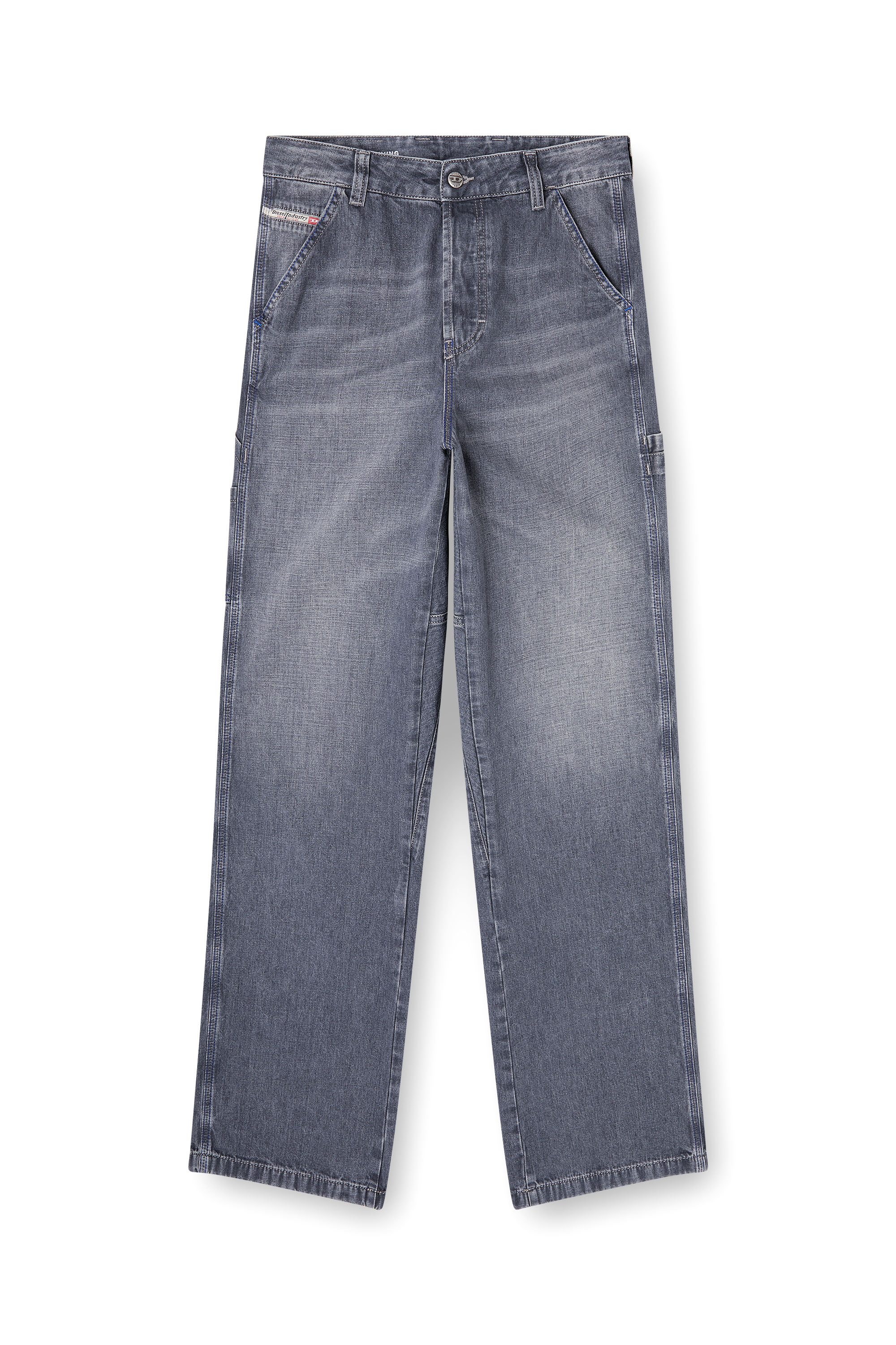 Diesel - Relaxed Jeans D-Livery 09N83 Hombre, Gris - 3