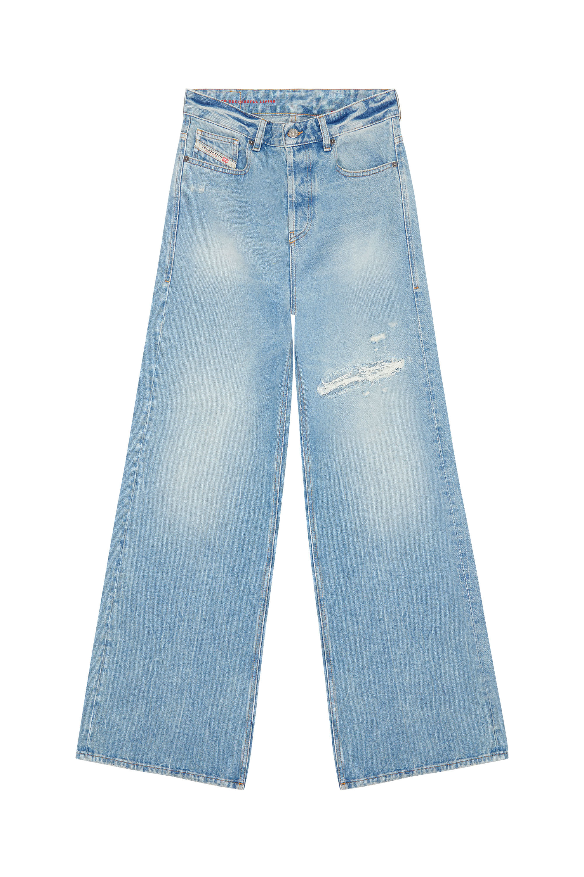 Diesel - Straight Jeans 1996 D-Sire 09E25, Azul Claro - Image 7