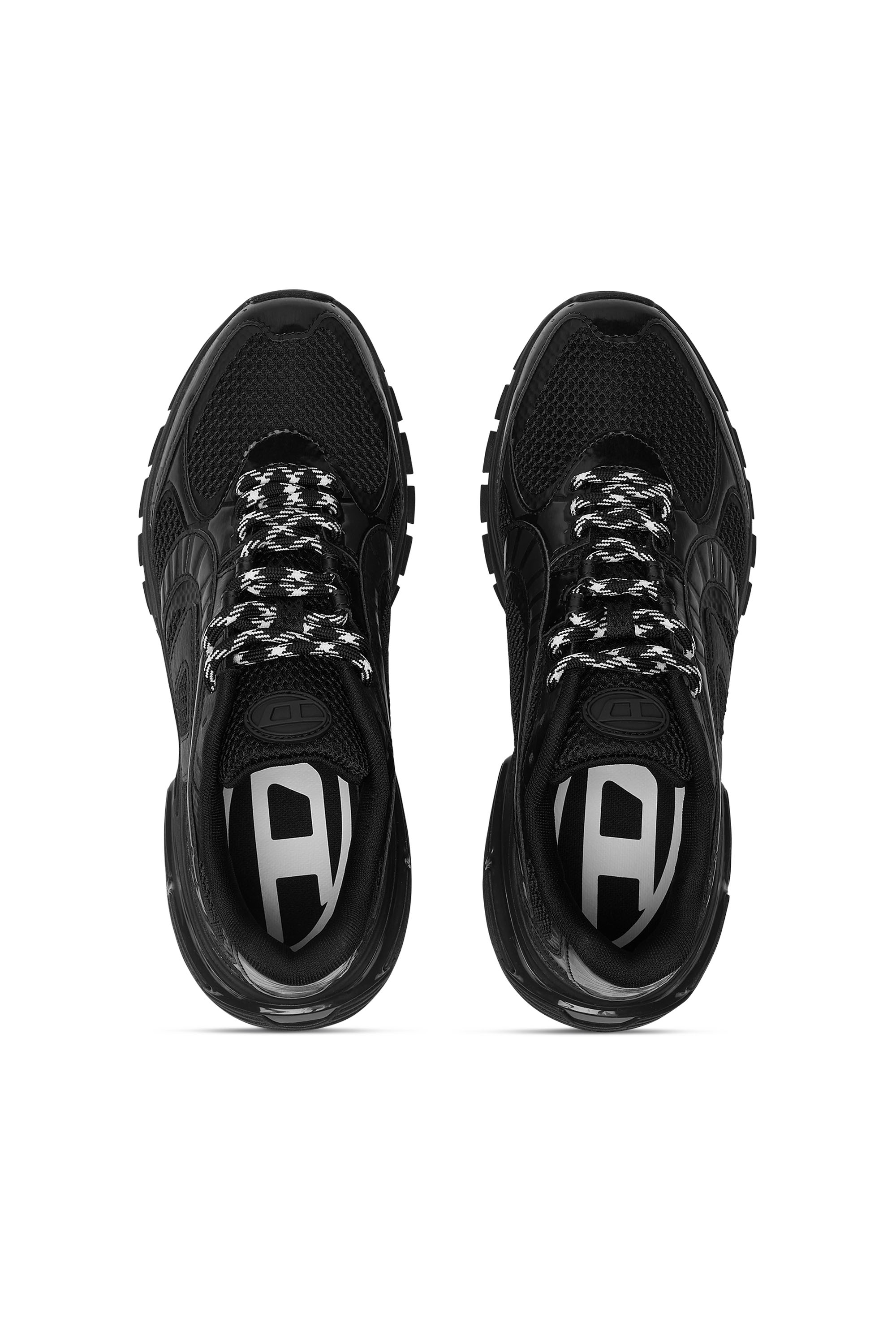 Diesel - S-PRO-V-DENSE LOW, S-Pro-V-Dense-Deportivas de malla con logotipo Oval D Hombre in Negro - 5