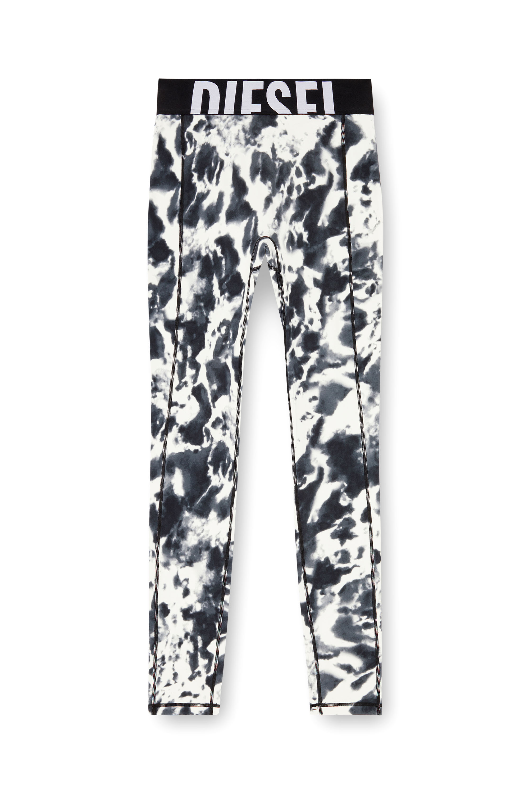 Diesel - ADELINE-D-POP, Leggings de microfibra estampada Mujer in Multicolor - 4