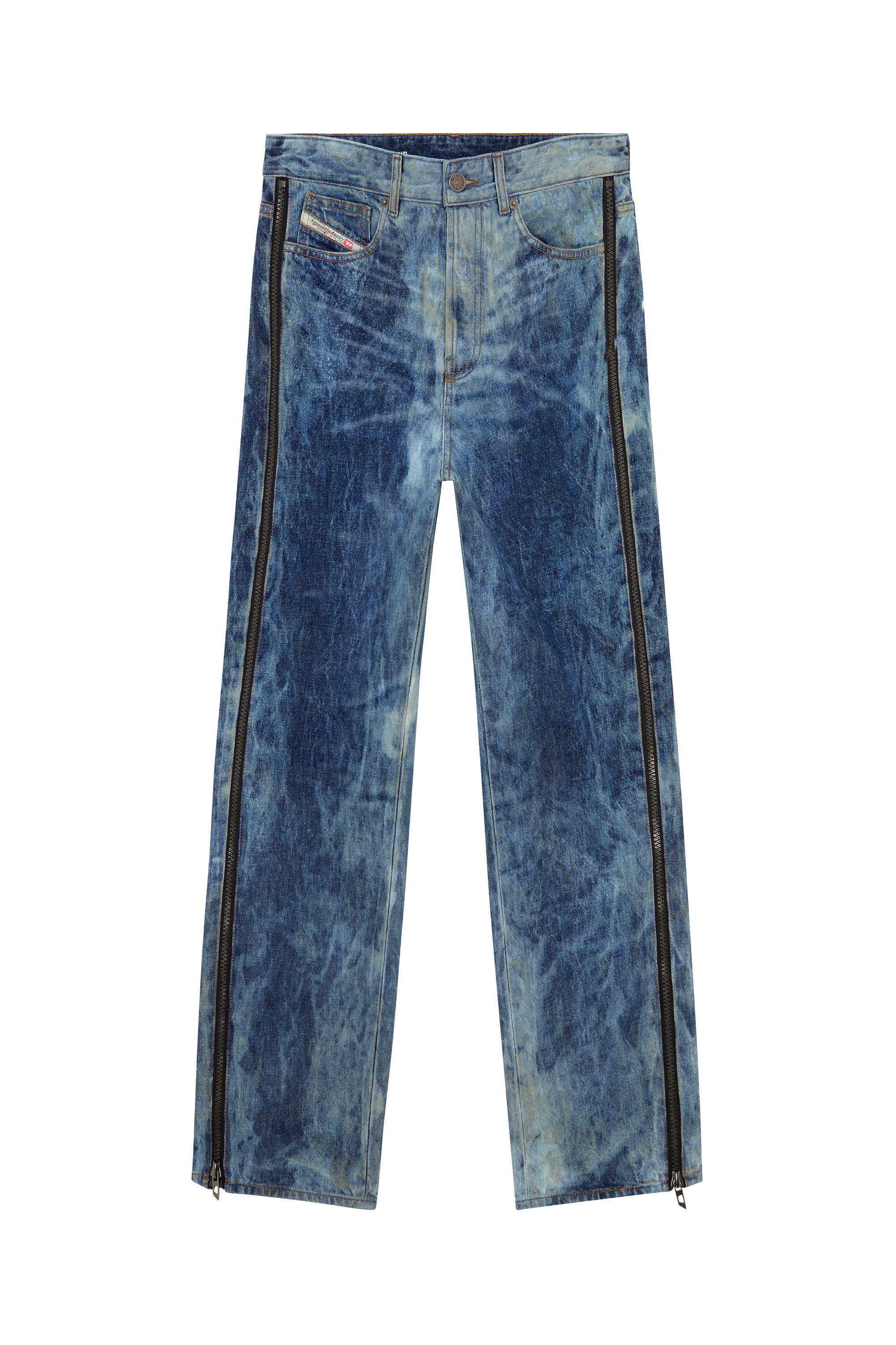 Diesel - Straight Jeans D-Rise 0PGAX, Azul medio - Image 5