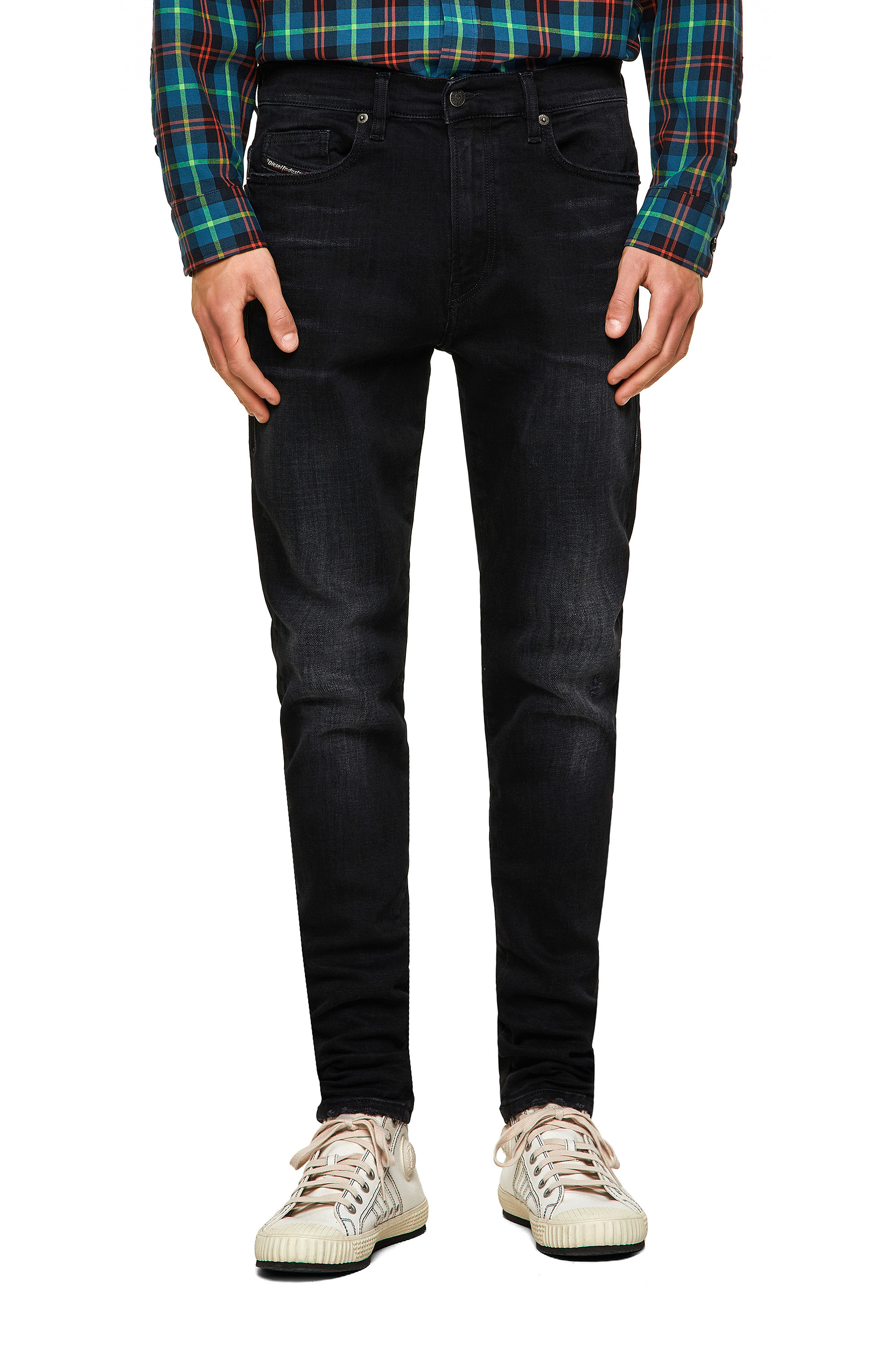 D-Amny 0092B, Negro/Gris oscuro - Vaqueros