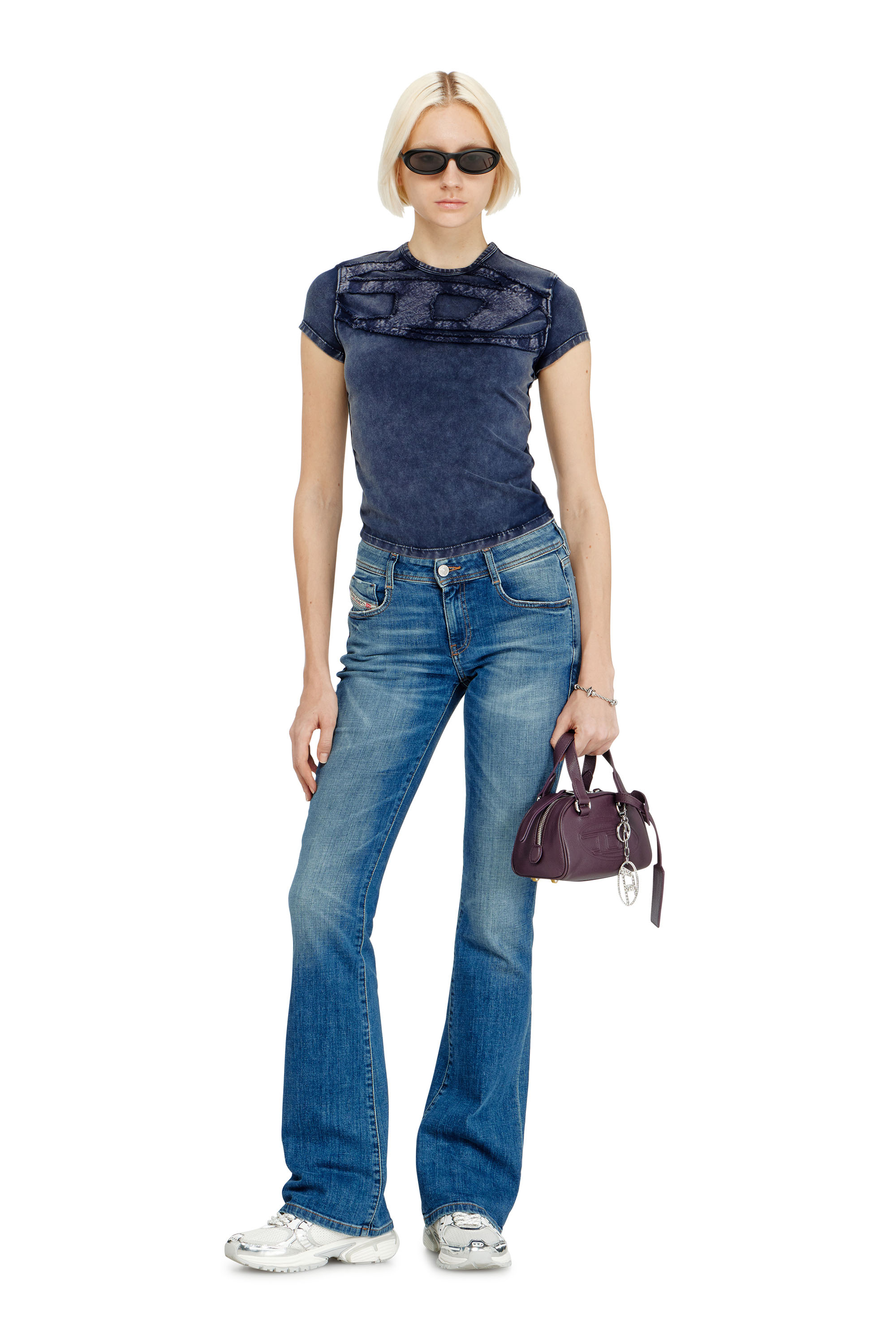 Diesel - Bootcut Jeans 1969 D-Ebbey 09J33 Mujer, Azul medio - 1