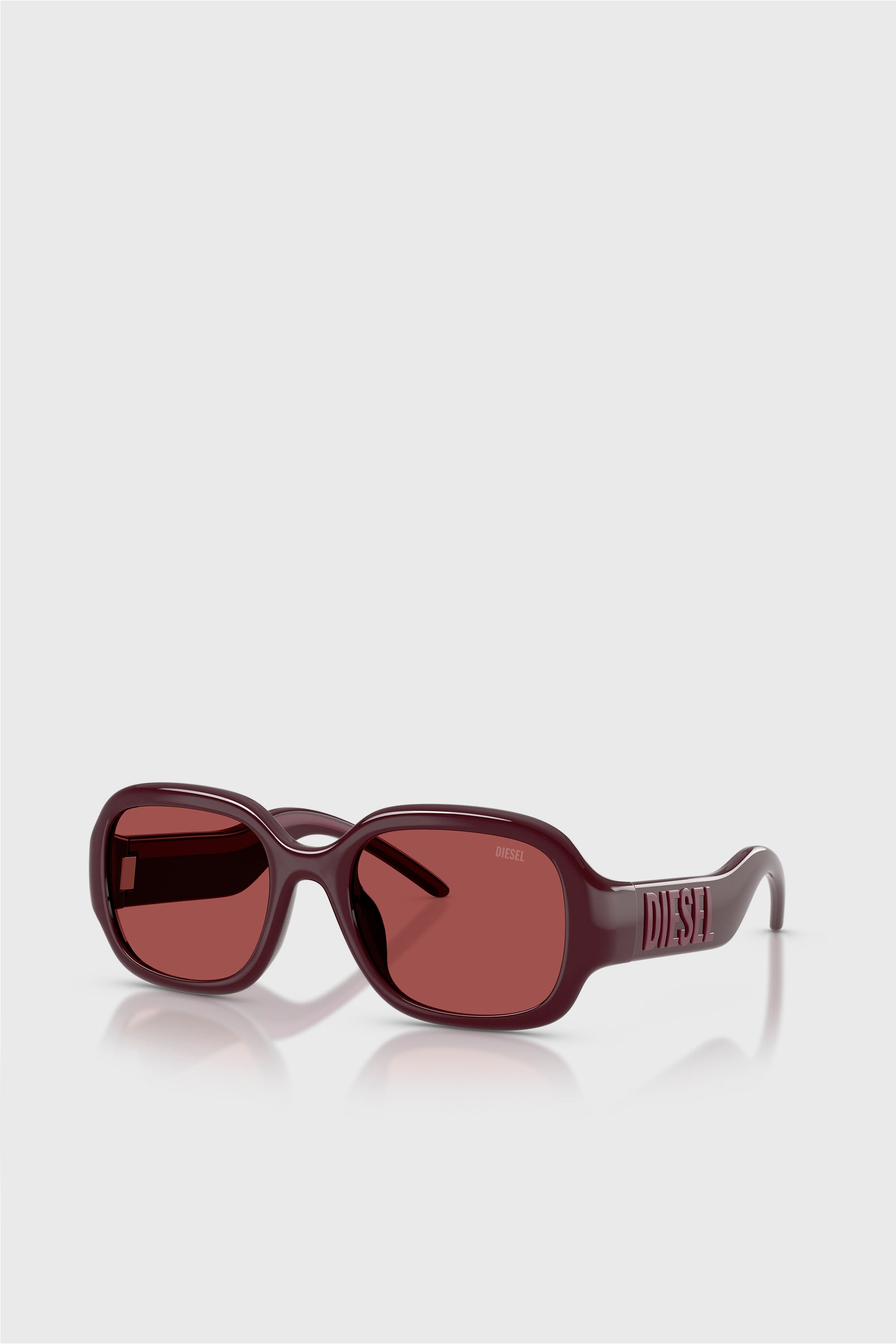 Diesel - 0DL3023U, Gafas de sol pillow Unisex in Rojo - 2