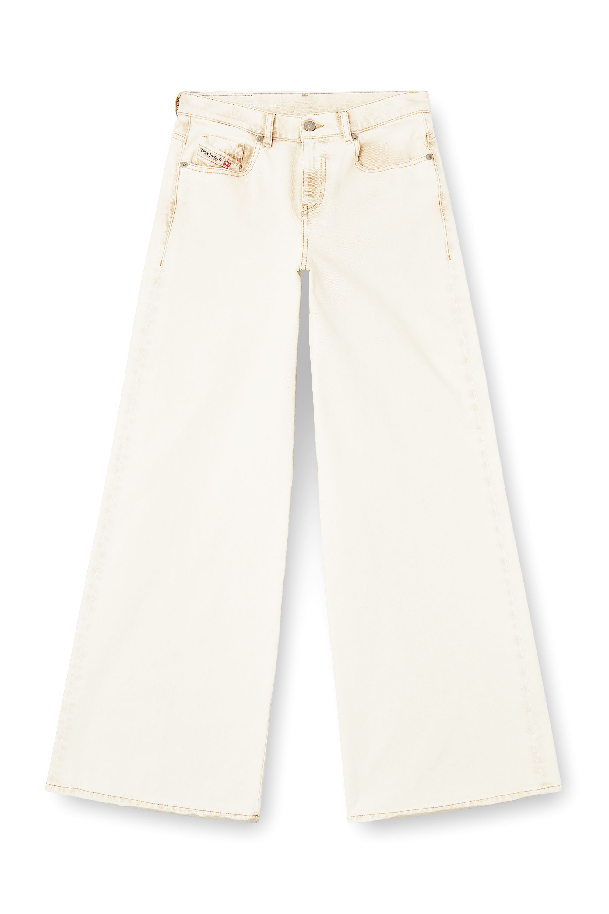 Diesel - Flare Jeans 1978 D-Akemi 09M70 Mujer, Blanco - 2