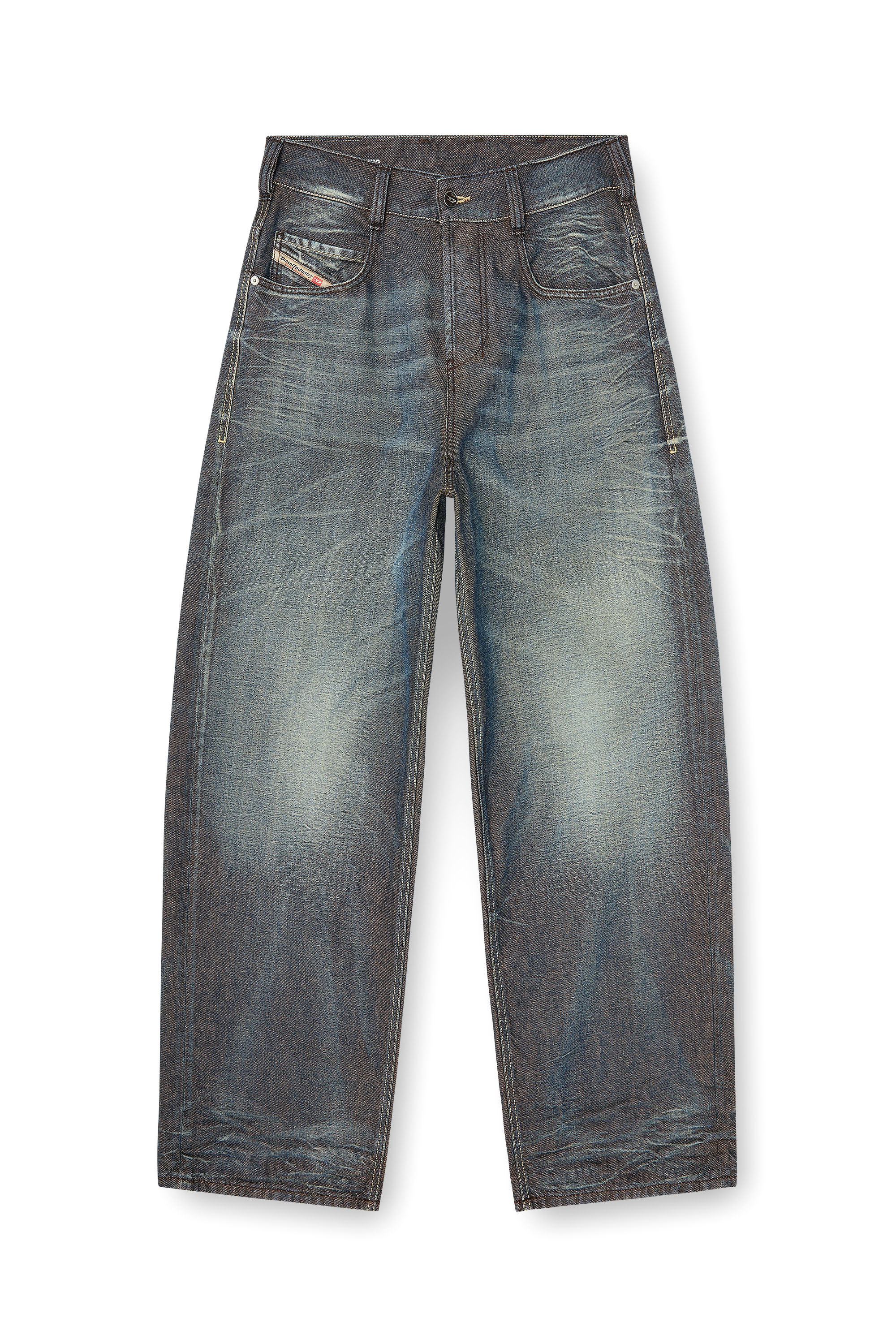 Diesel - Relaxed Jeans 1997 D-Enim-M 007EM Unisex, Azul Oscuro - 6