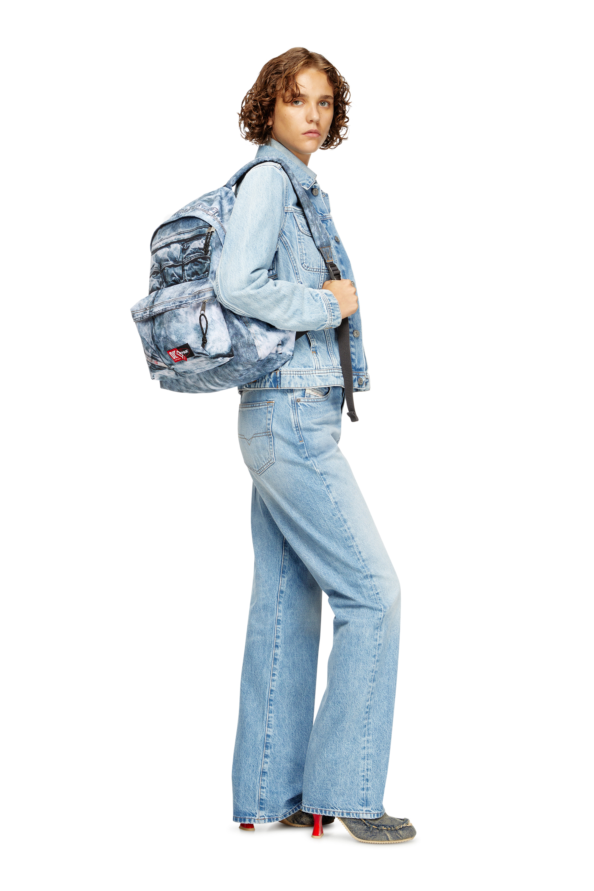Diesel - DIESEL DAY PAK'R, Mochila en denim trampantojo Unisex in Azul marino - 7