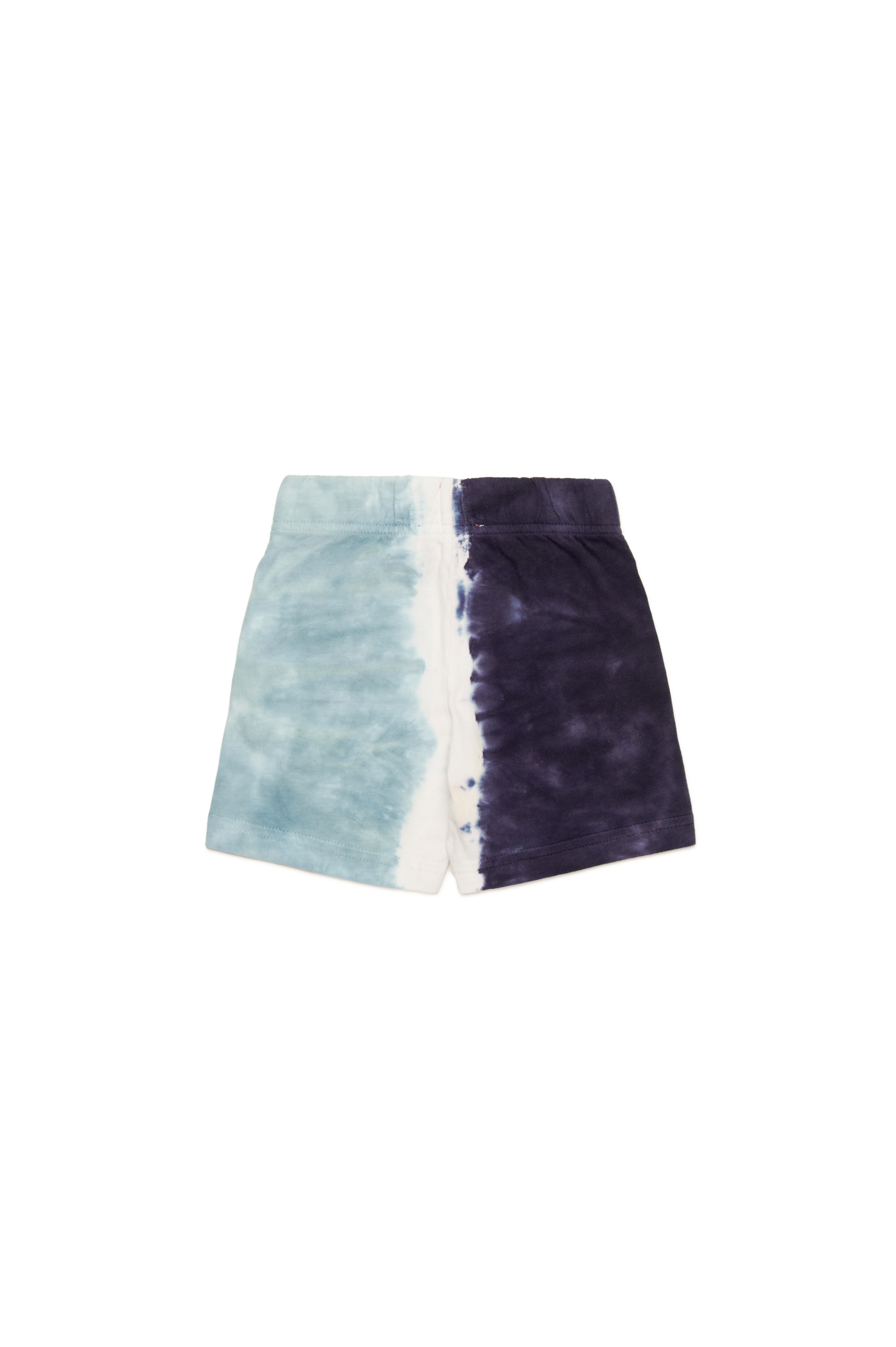 Diesel - PKITEB, Man's Dip-dyed sweat shorts with dégradé logo in Blue - 2