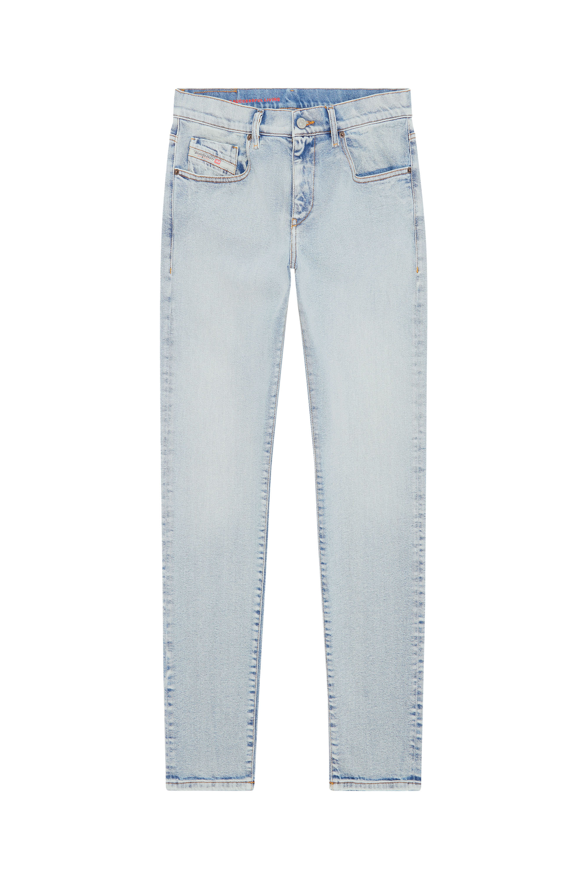 Diesel - Slim Jeans 2019 D-Strukt 9C08L, Azul Claro - Image 5