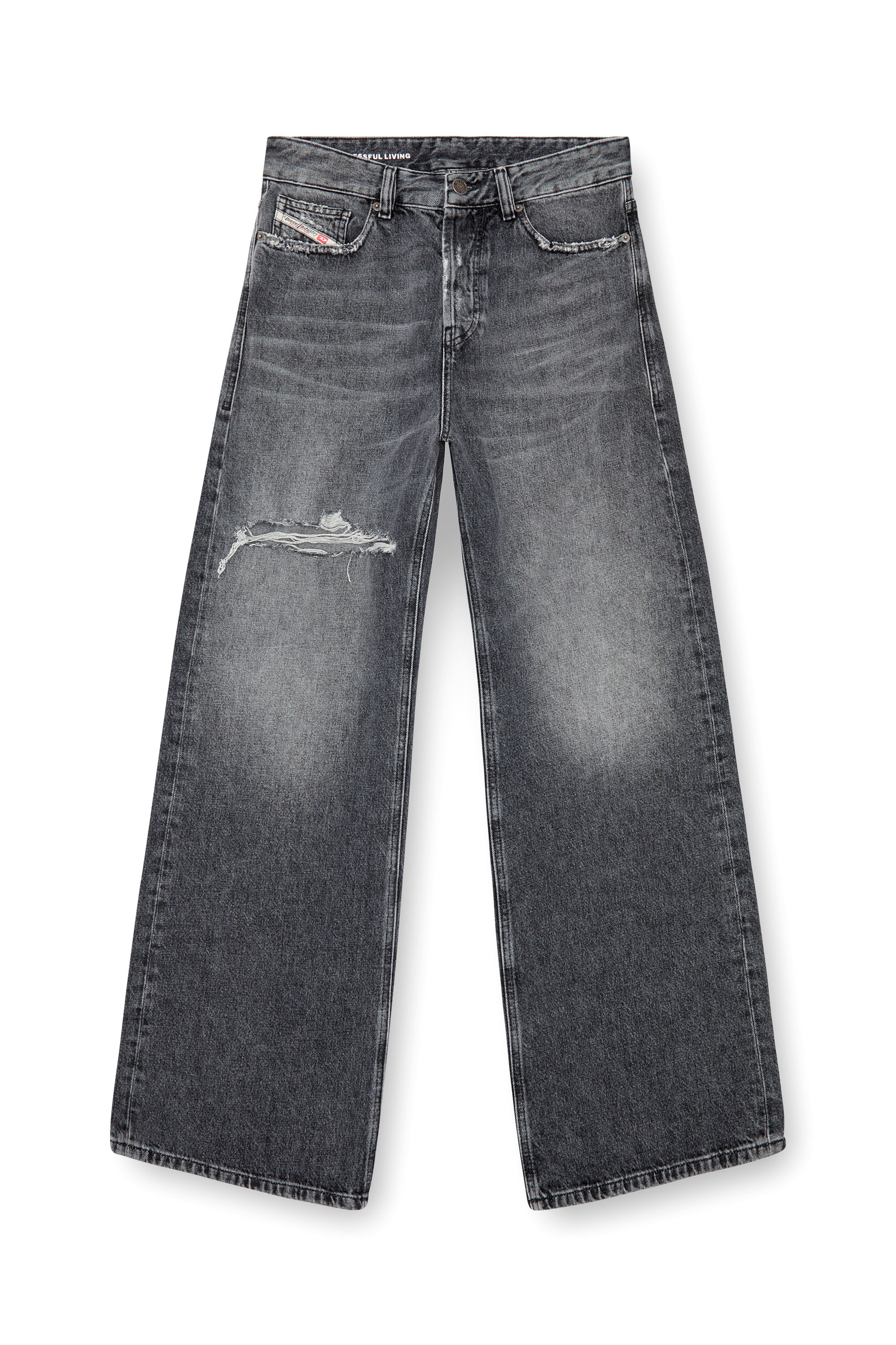 Diesel - Straight Jeans 1996 D-Sire 007X4, Mujer Straight Jeans - 1996 D-Sire in Negro - Image 6
