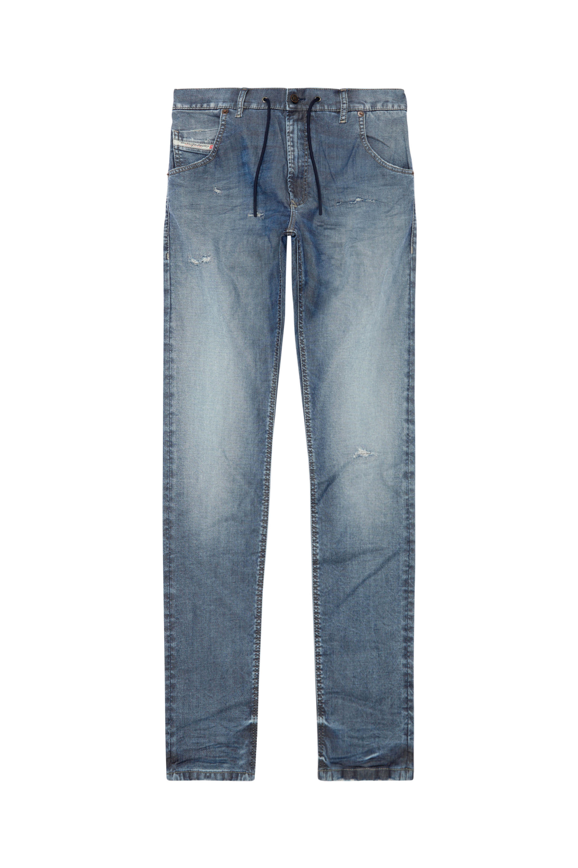 Diesel - Tapered Krooley JoggJeans® E9H13, Azul medio - Image 5