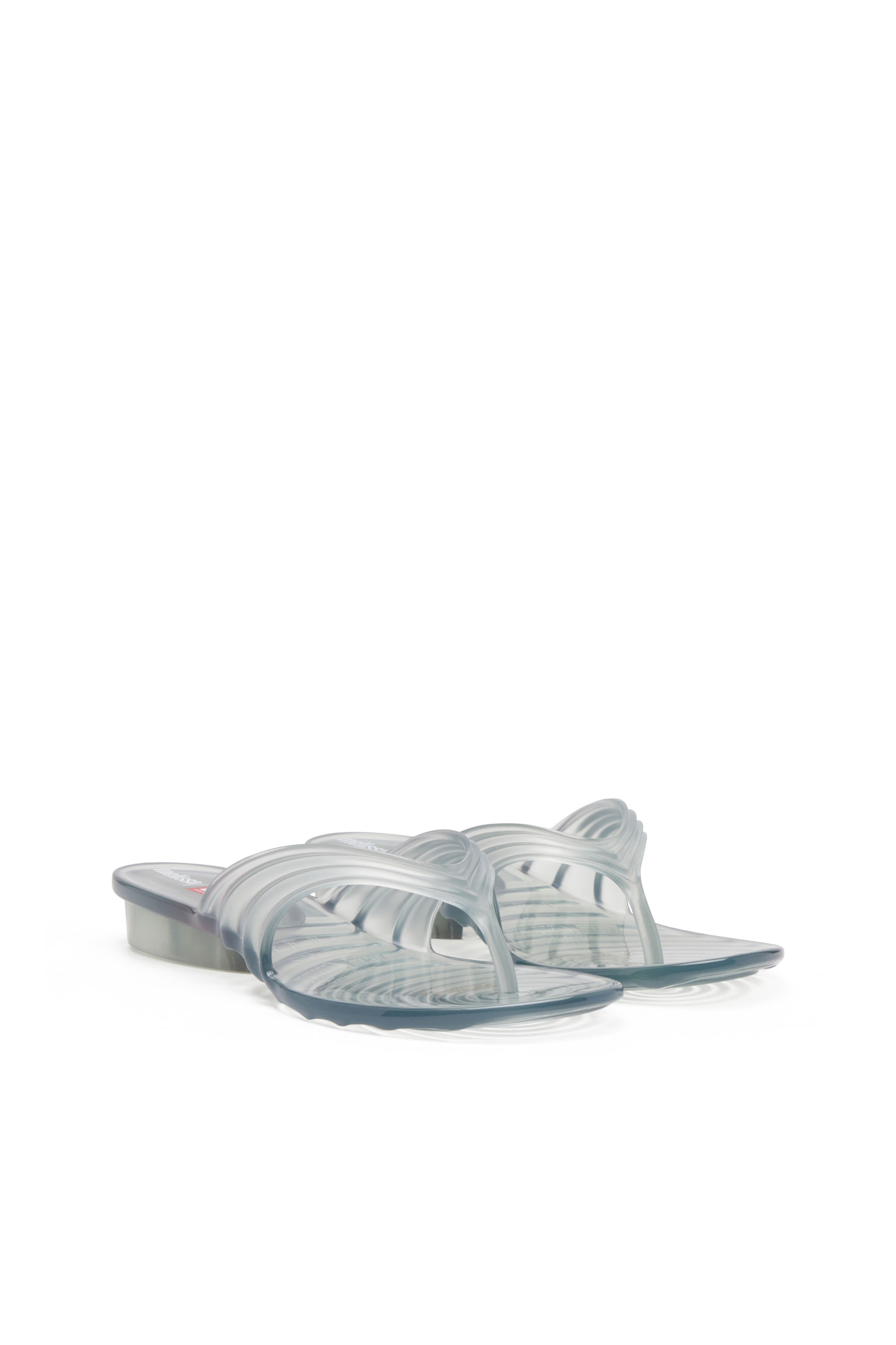 Diesel - MELISSA QUANTUM THONG, Chanclas esculturales en Melflex® Mujer in Gris - 3