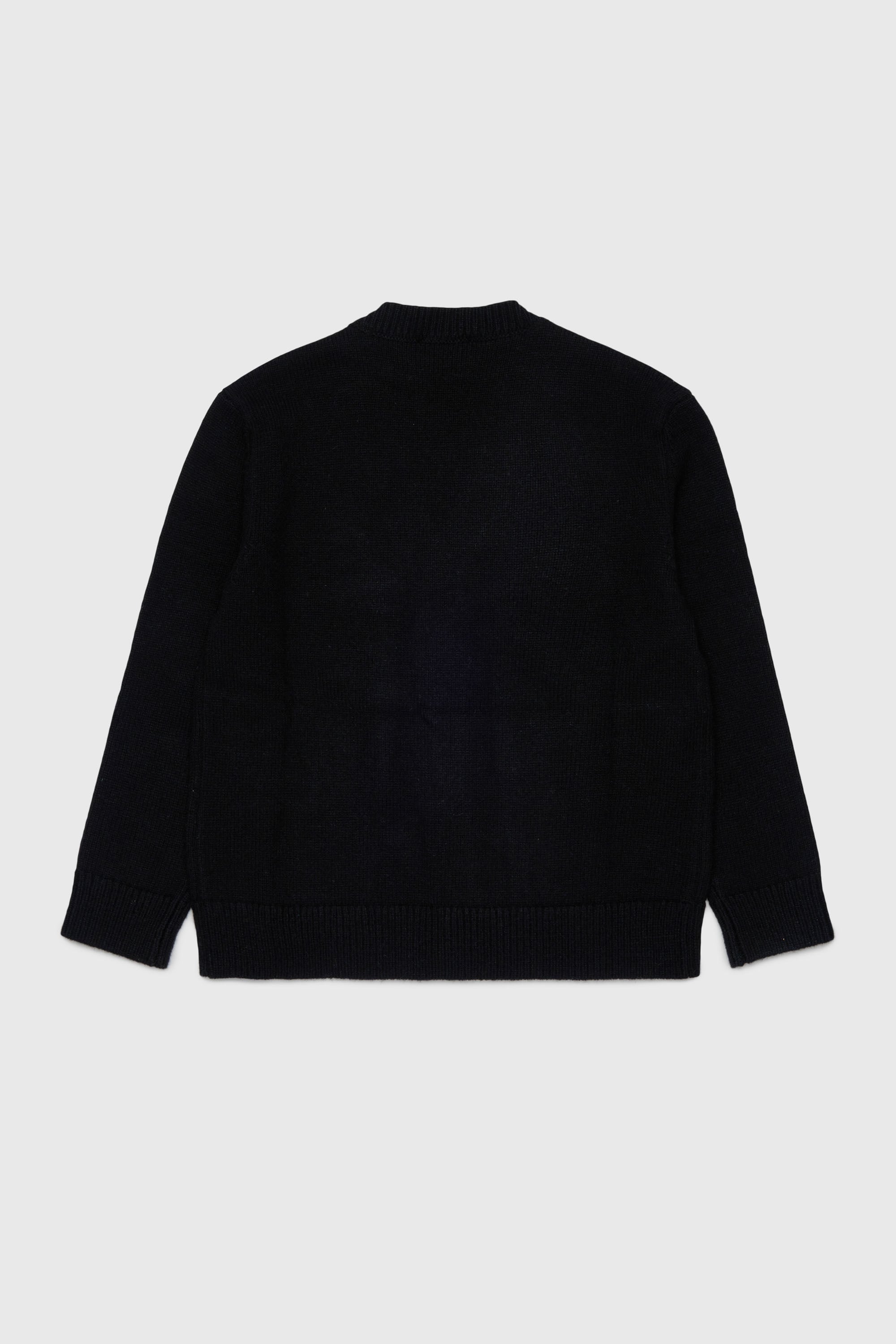 Diesel - KLABO CARDIGAN OVER, Cashmere-enriched cardigan con Logo Oval D Hombre in Negro - 2