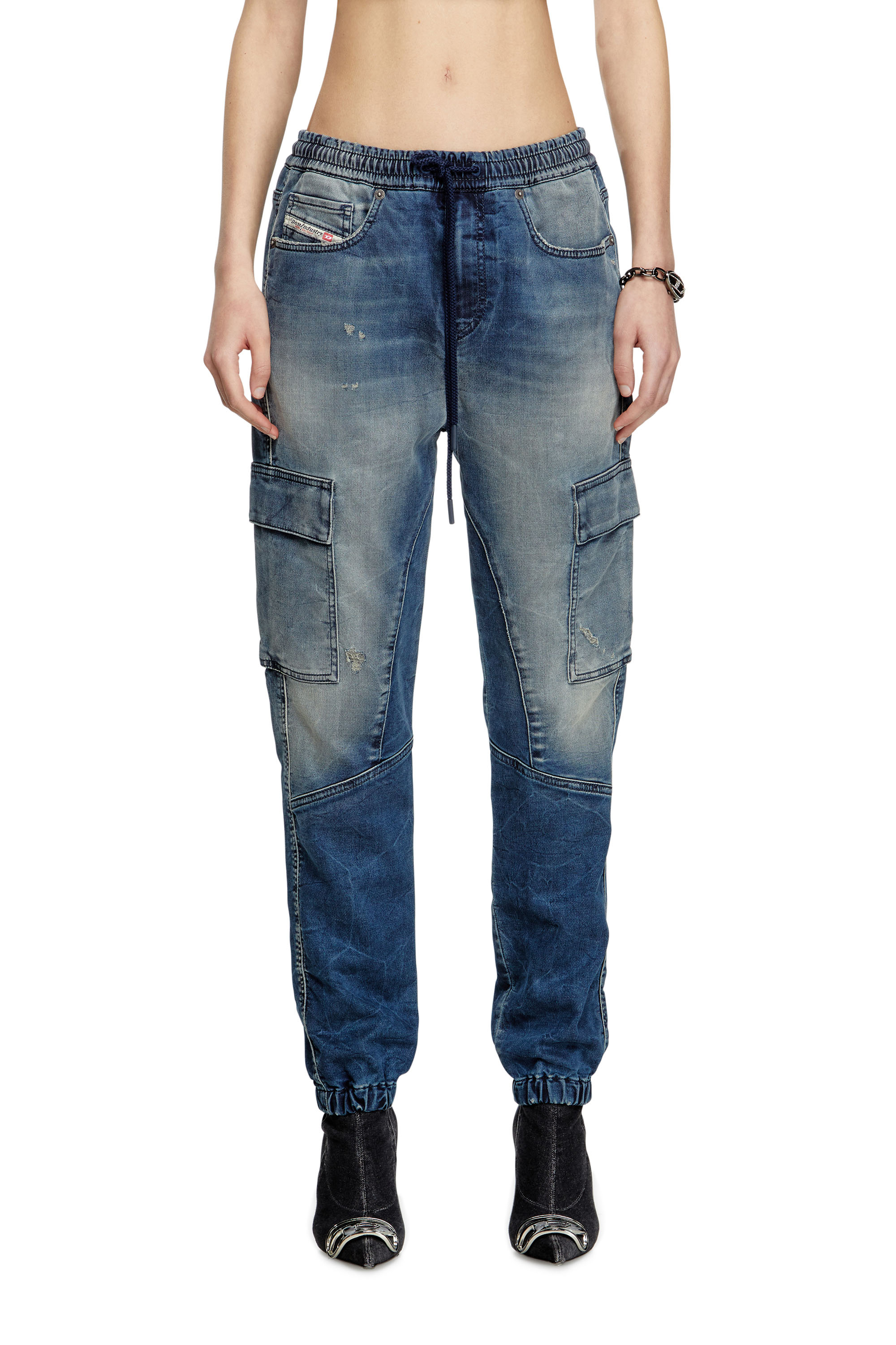 Diesel - Regular 2051 D-Ursy Joggjeans® 068PI Mujer, Azul medio - 1