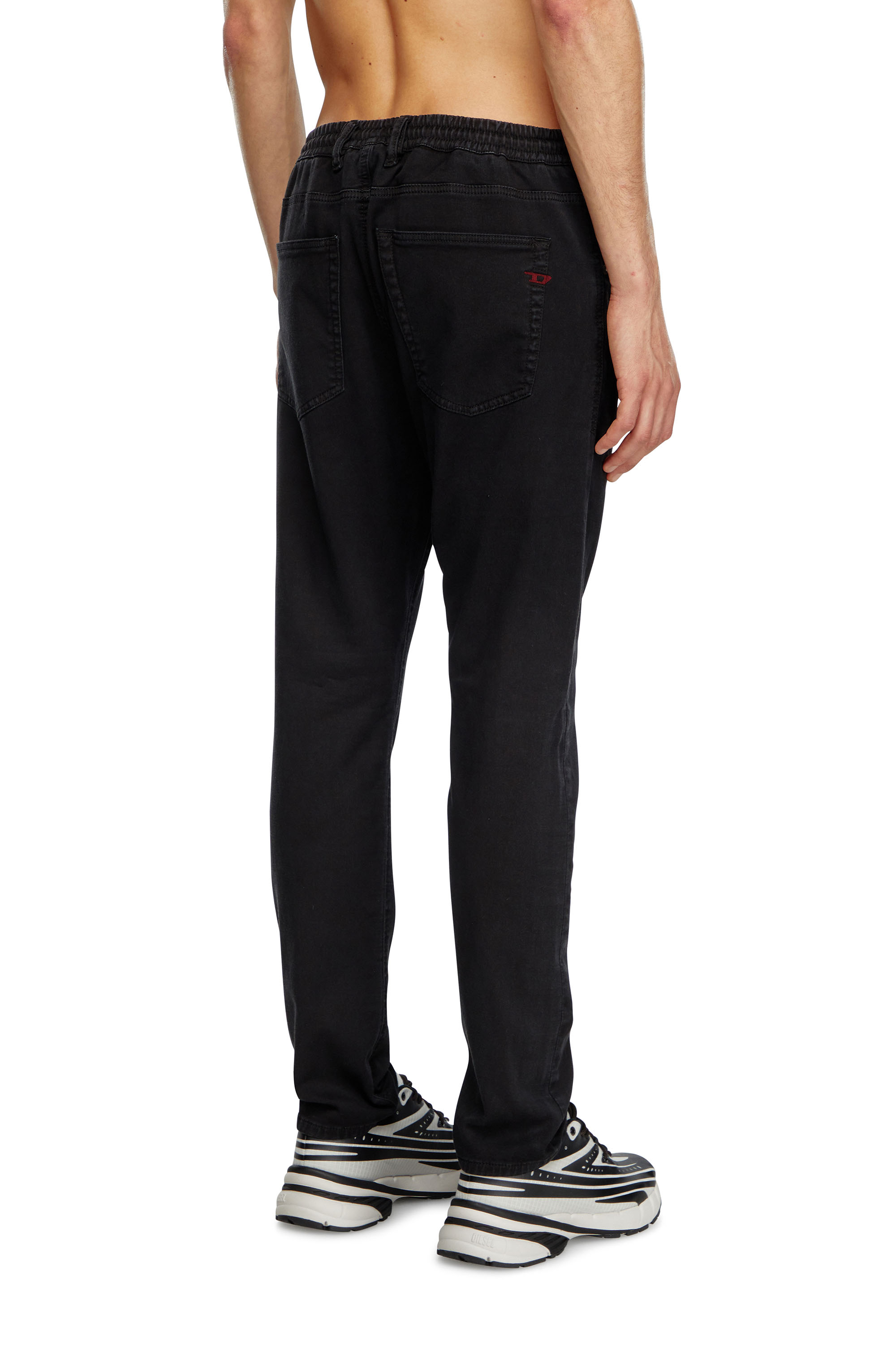 Diesel - Tapered 2030 D-Krooley Joggjeans® 068NH, Negro/Gris oscuro - Image 2