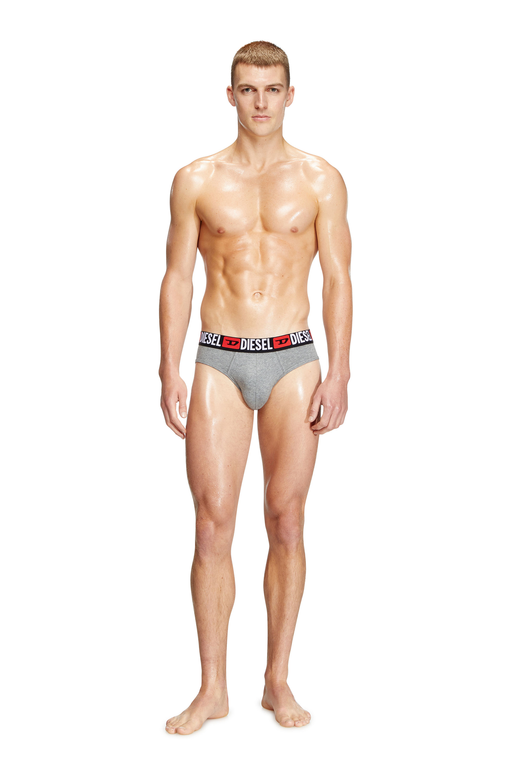 Diesel - UMBR-ANDRETHREEPACK, Set de tres calzoncillos de slip de color liso Hombre in Multicolor - 3