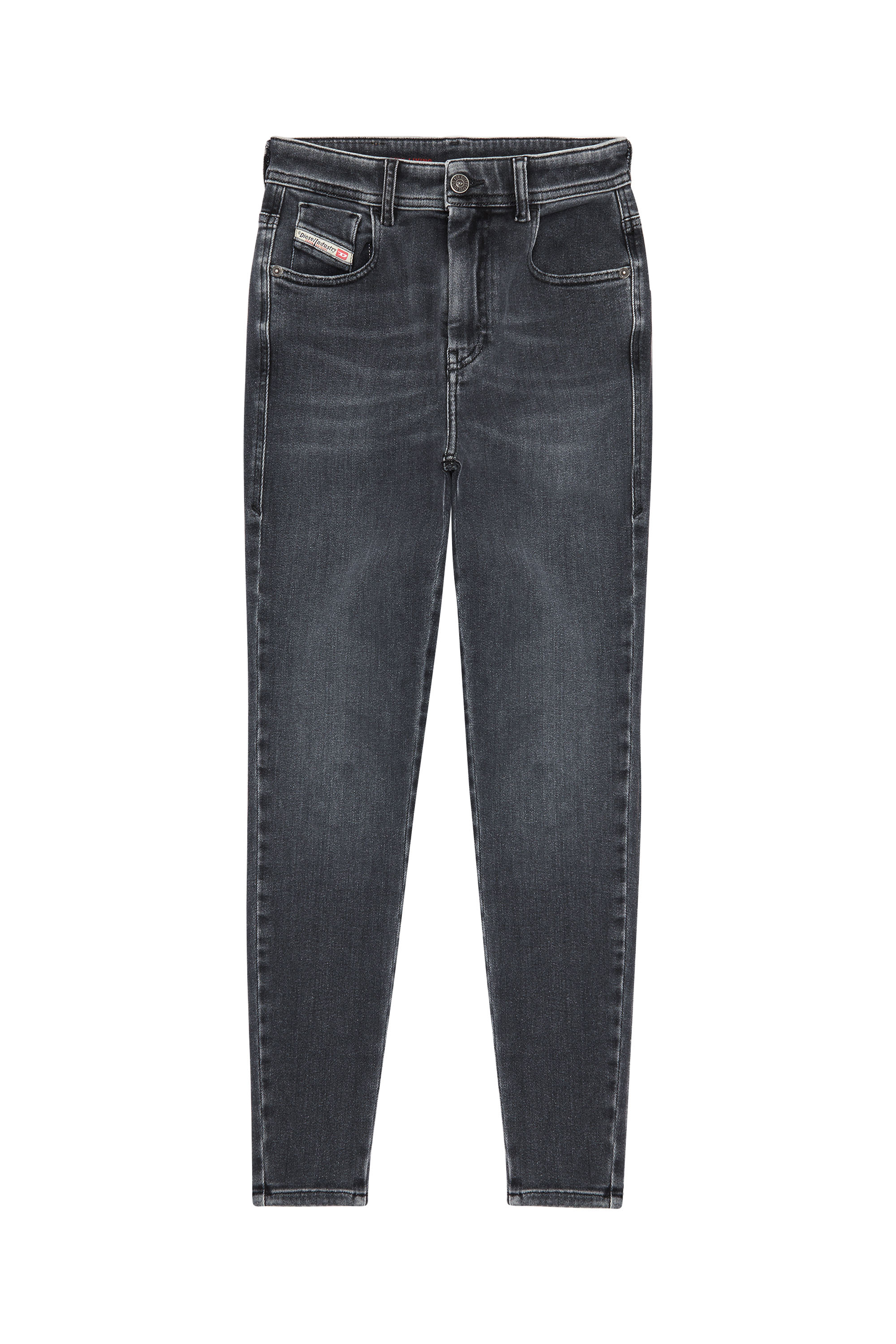 Diesel - Super skinny Jeans 1984 Slandy-High 09D61, Negro/Gris oscuro - Image 6