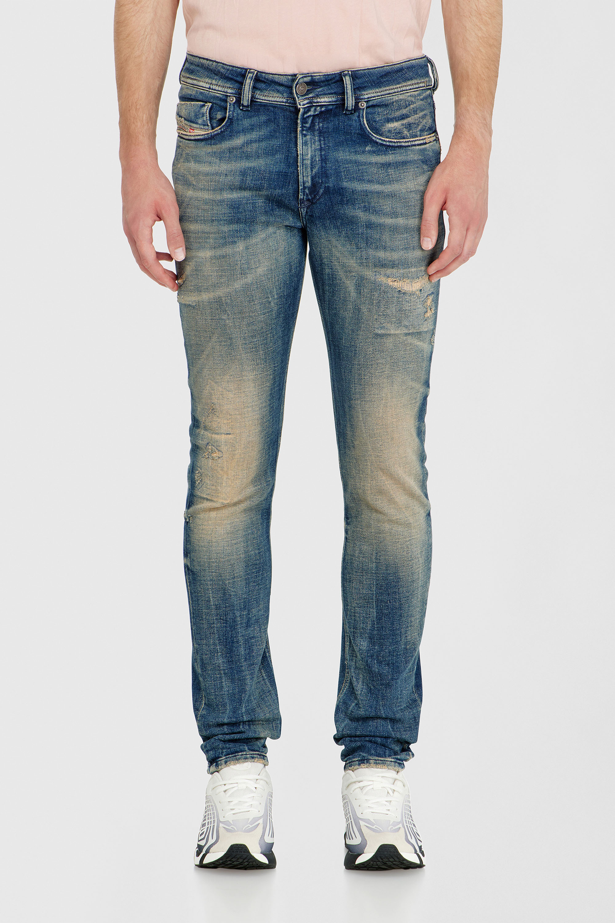 Diesel - Skinny Jeans 1979 Sleenker 09P68 Hombre, Azul Oscuro - 1