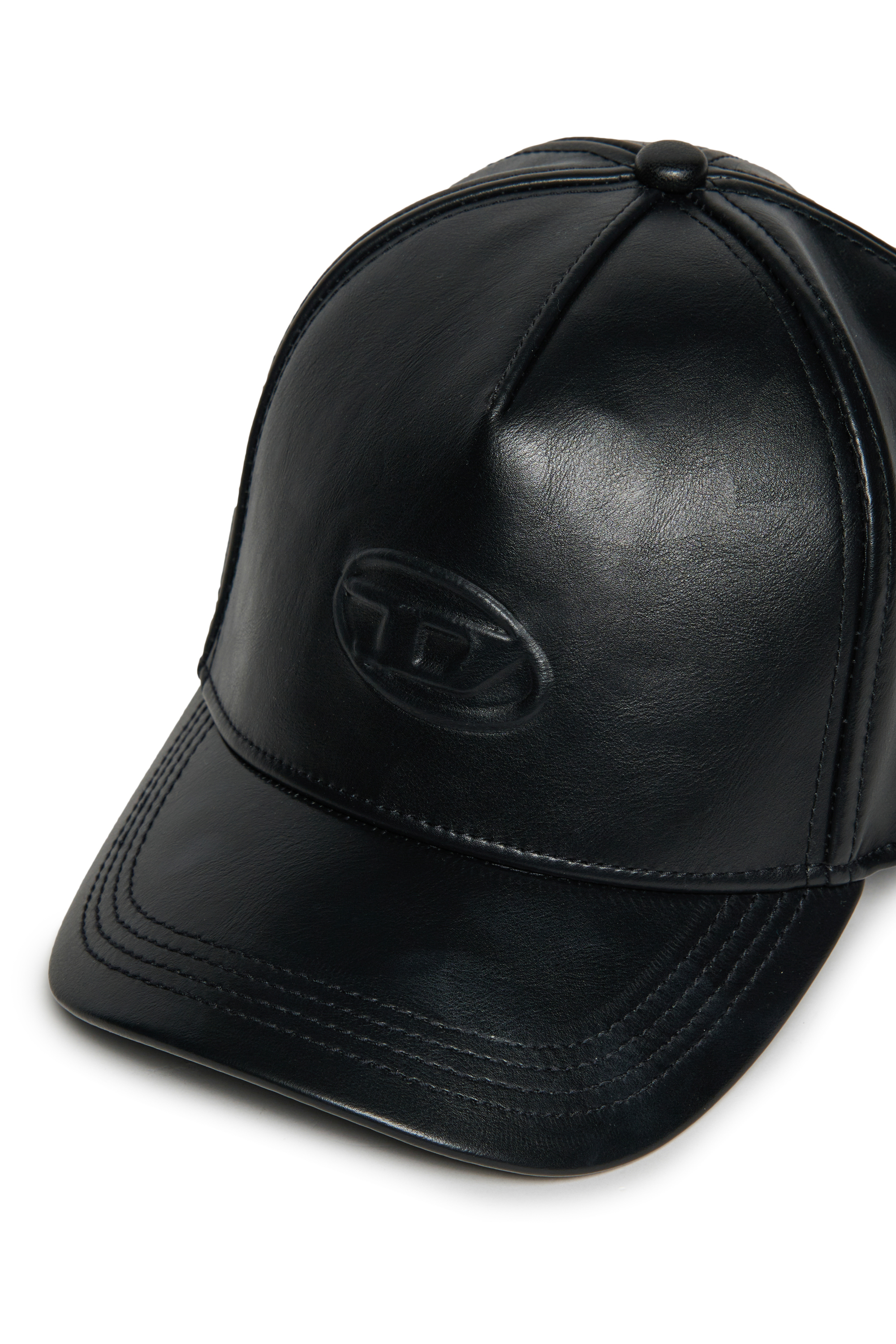 Diesel - FRELVA, Gorra con logotipo en relieve Unisex in Negro - 3