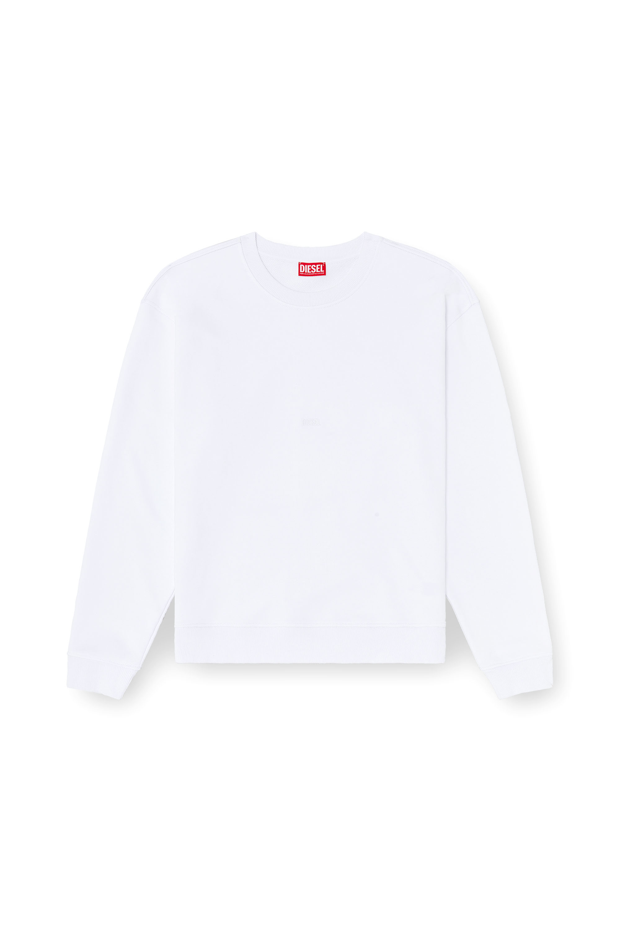 Diesel - S-NORM-AA5, Sudadera de algod&oacute;n con microbordado de logo Hombre in ToBeDefined - 3