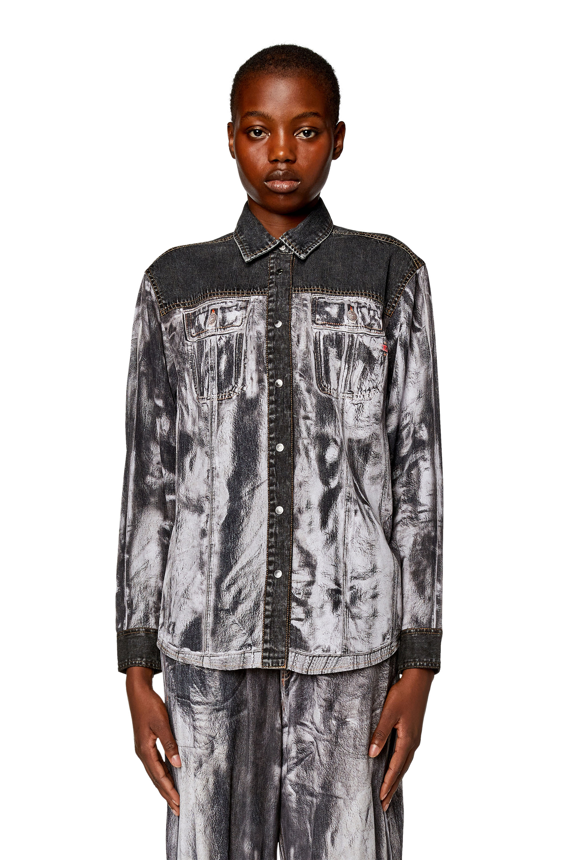 Diesel - C-GILLY-A, Negro/Gris - Image 5