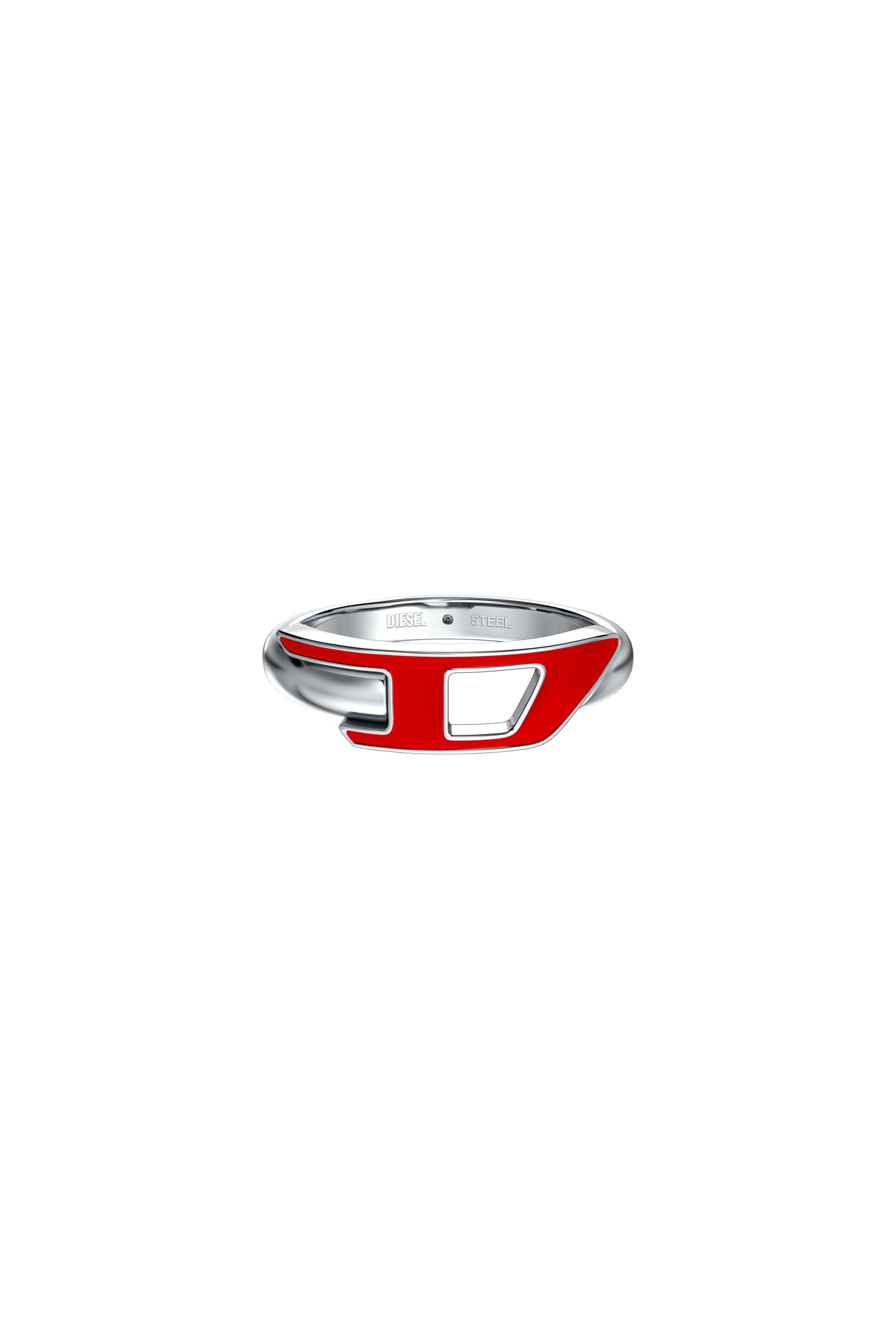 Diesel - DX1688040 JEWELLERY, Anillo de banda de acero inoxidable Unisex in Plateado - 3