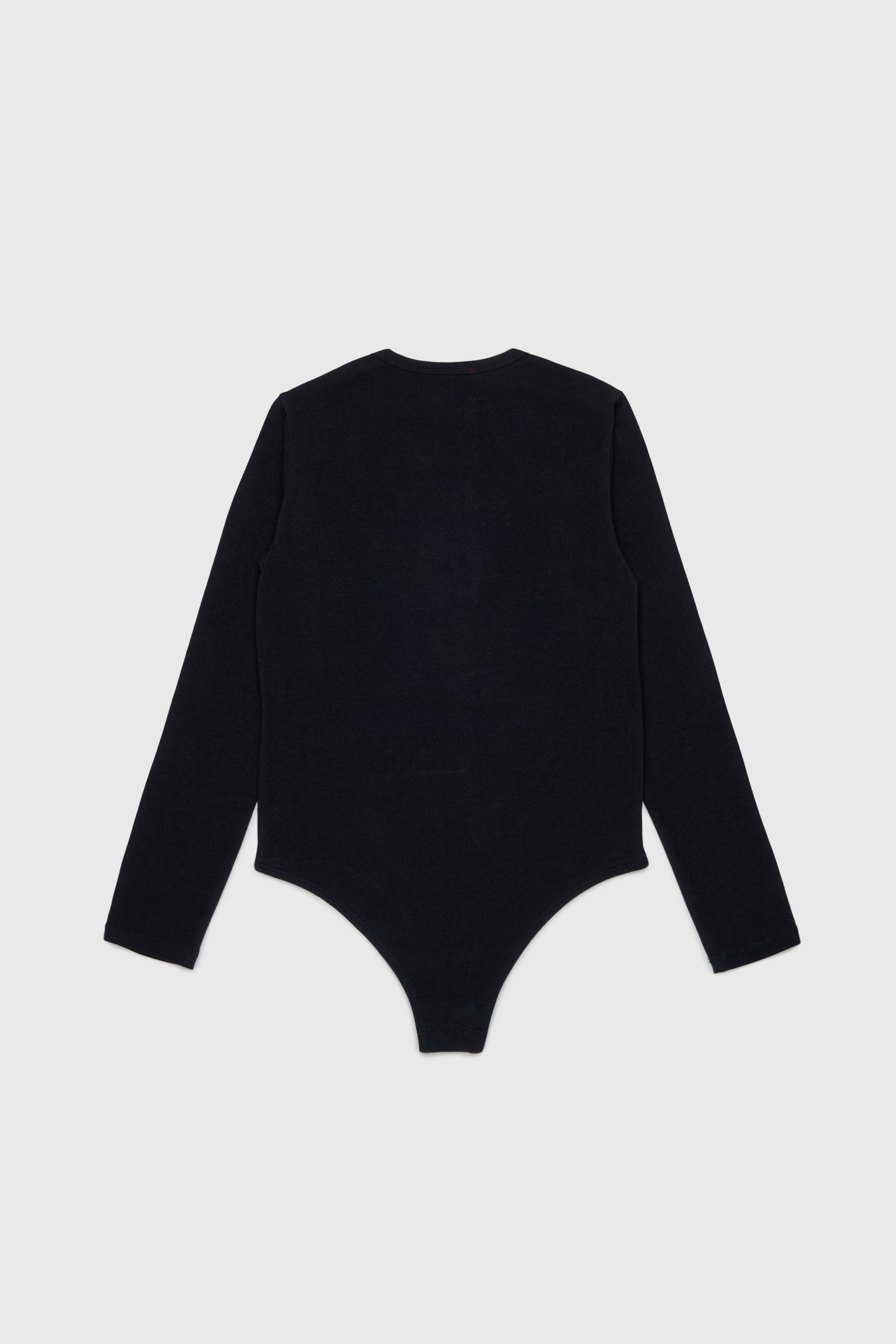 Diesel - BILIT, Body de manga larga con logo Oval D Mujer in Negro - 2