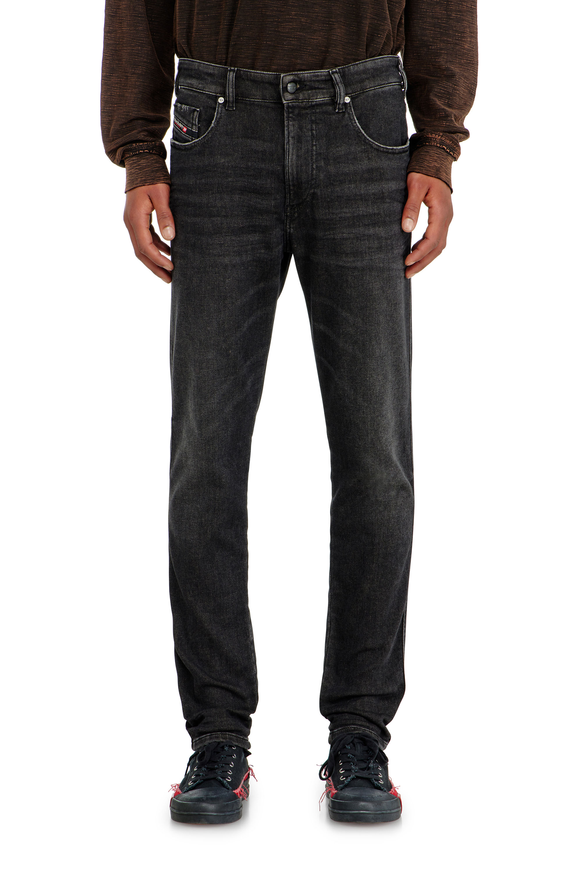 Diesel - Slim 2062 D-Strukt Joggjeans&reg; 09P92 Hombre, Negro/Gris oscuro - 1